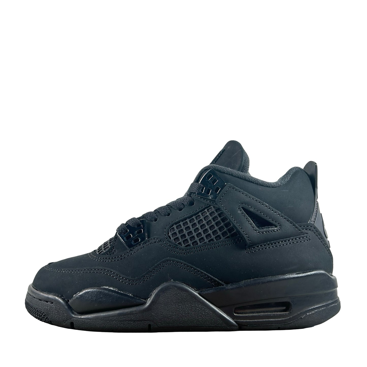 IB4171 010 Jordan 4 Retro Black Cat (2025) (GS) [USED] - 5 Y (Used2) (No Box2)