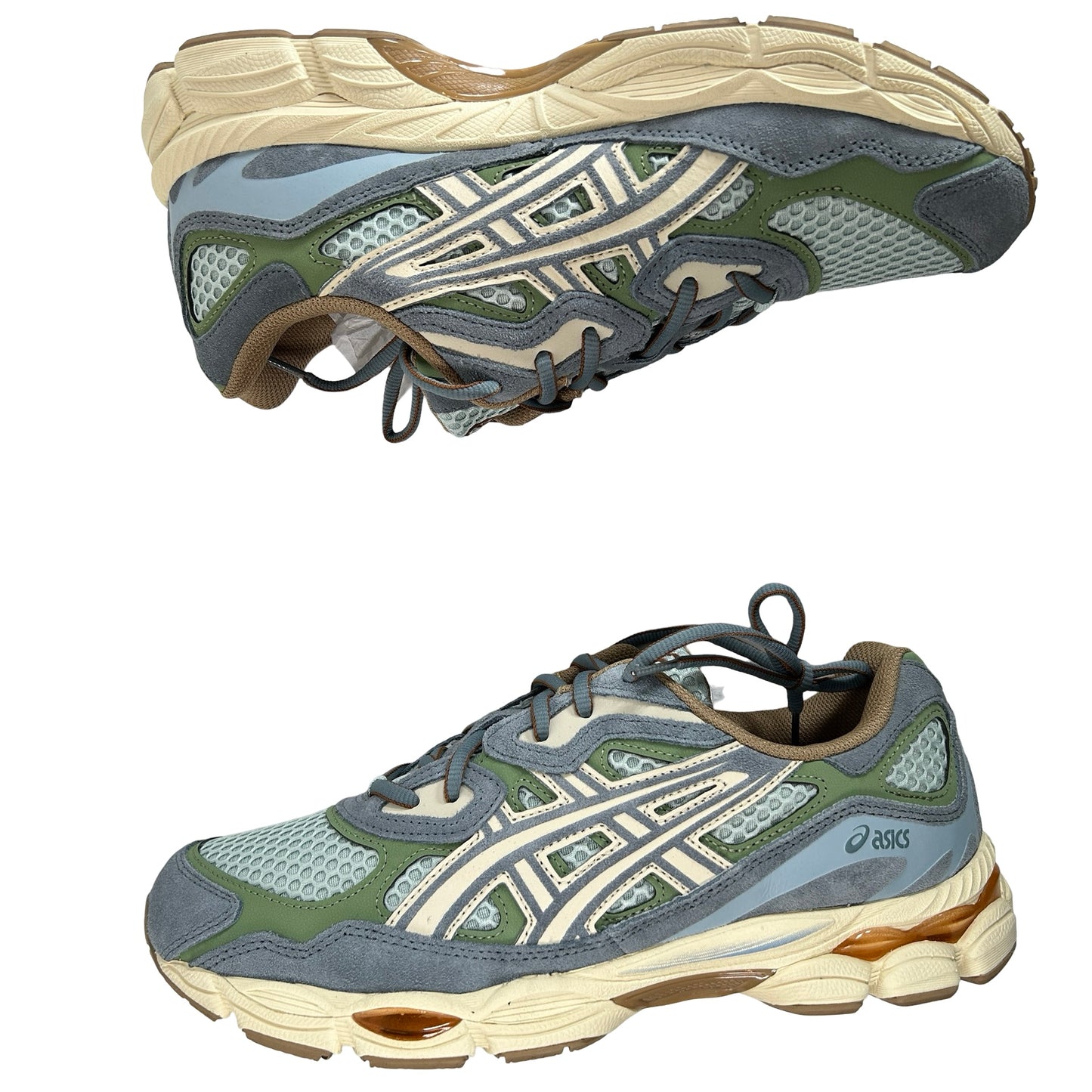 1203A372 403 ASICS Gel-NYC Cold Moss Fjord Grey [USED] - 11 M (Used)