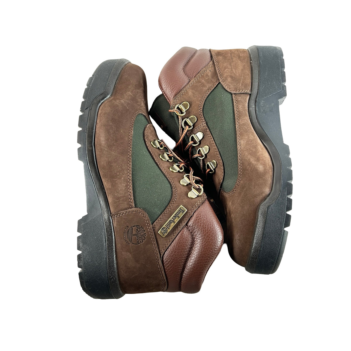 TB0A18A6 D47 Timberland Field Boot Mid Lace Up Waterproof Chocolate [USED] - 8 M (Used)