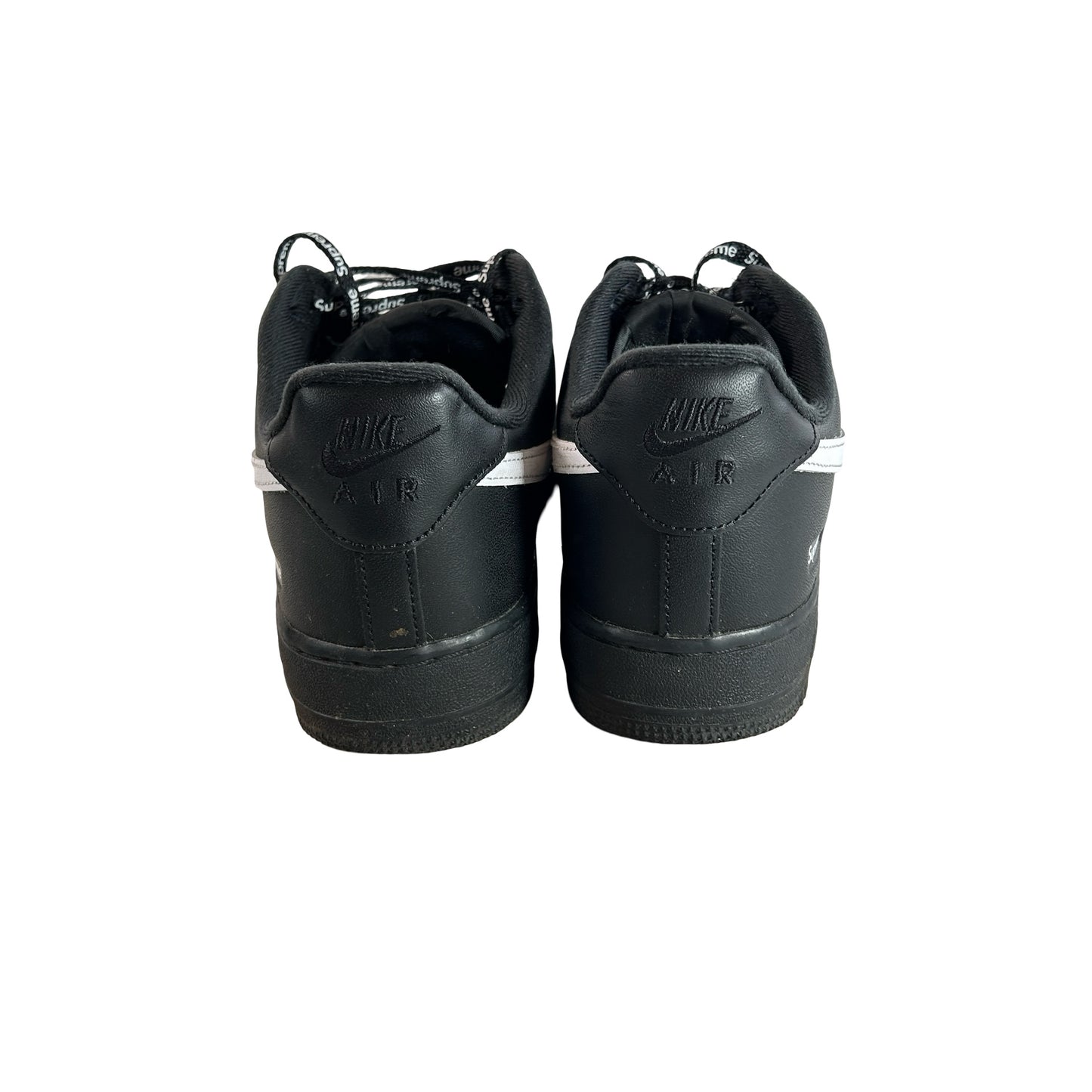 CU9225 002 Nike Air Force 1 Low Supreme Black White [USED] - 8 M (Used3)