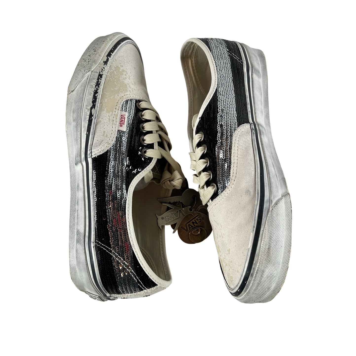 VN000DB8MCG Vans Premium Authentic La Habana Black White [USED] - 10 M (Used)