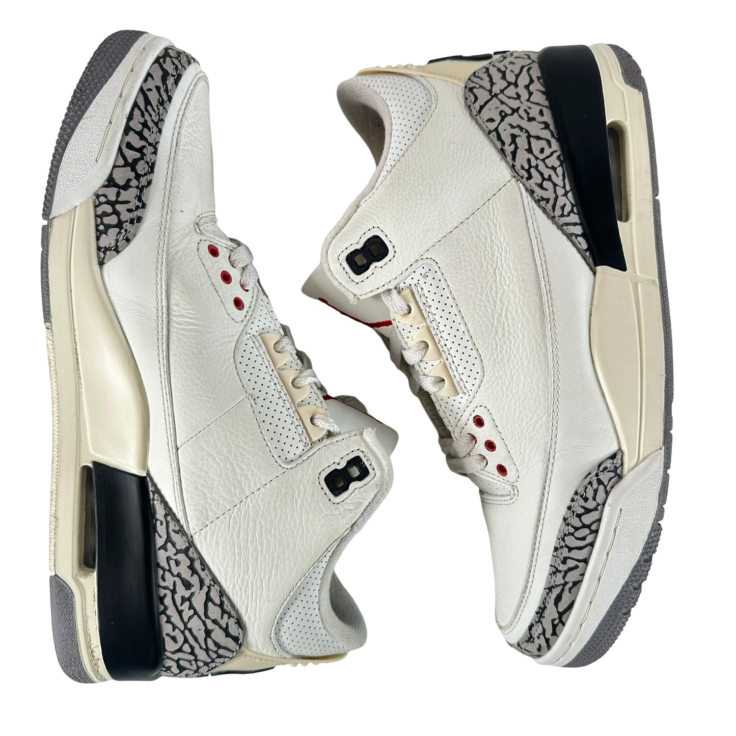 DN3707 100 Jordan 3 Retro White Cement Reimagined [USED] - 9.5 M (Used2) (No Box2)