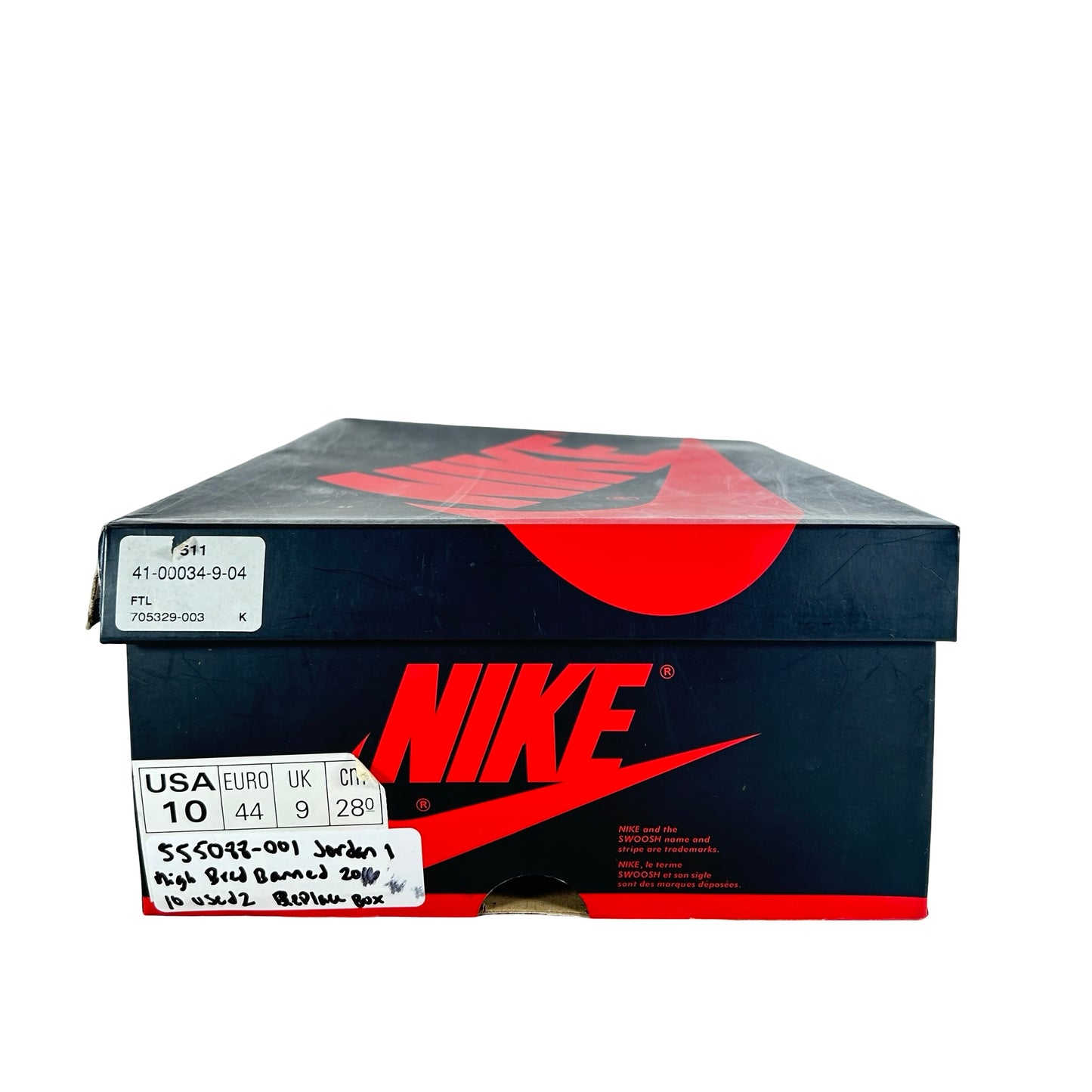 555088 001 Jordan 1 Retro High Bred Banned (2016) [USED] - 10 M (Used2) (Replace Box2)