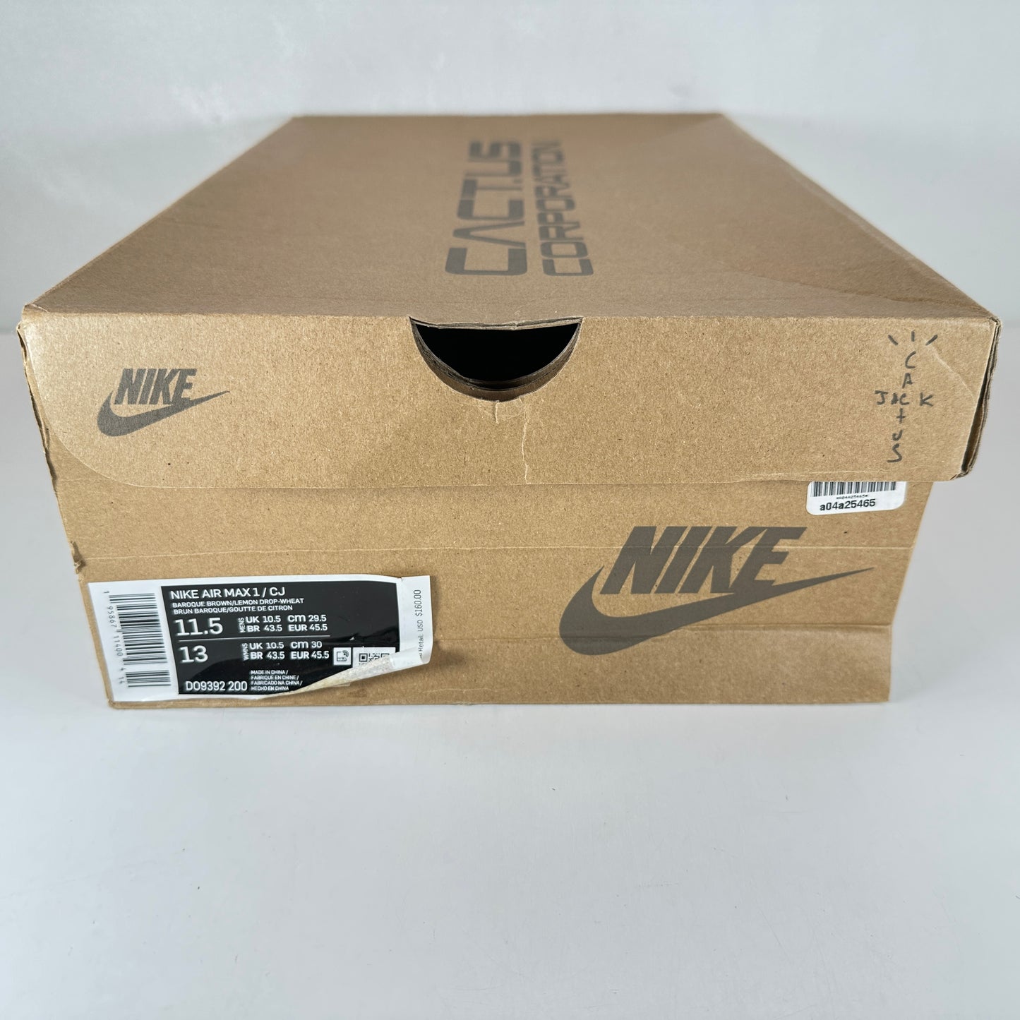 DO9392 200 Nike Air Max 1 Travis Scott Brown [USED] - 11.5 M (VNDS)