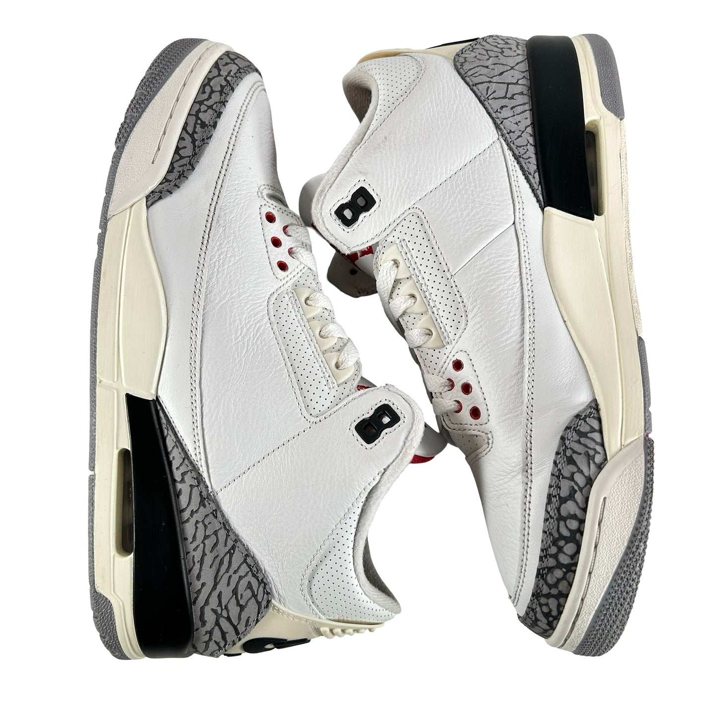 DN3707 100 Jordan 3 Retro White Cement Reimagined [USED] - 10.5 M (Used21)