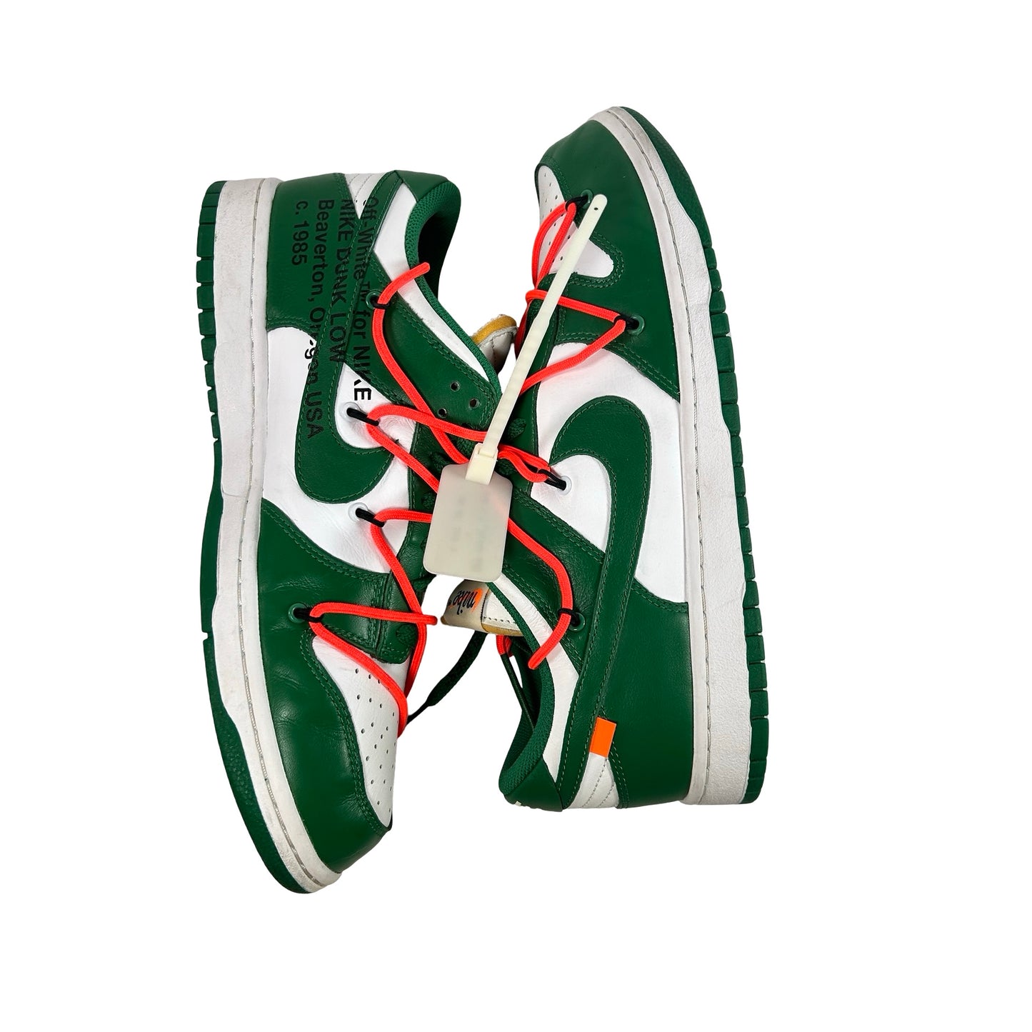 CT0856 100 Nike Dunk Low Off-White Green [USED] - 12 M (Used)