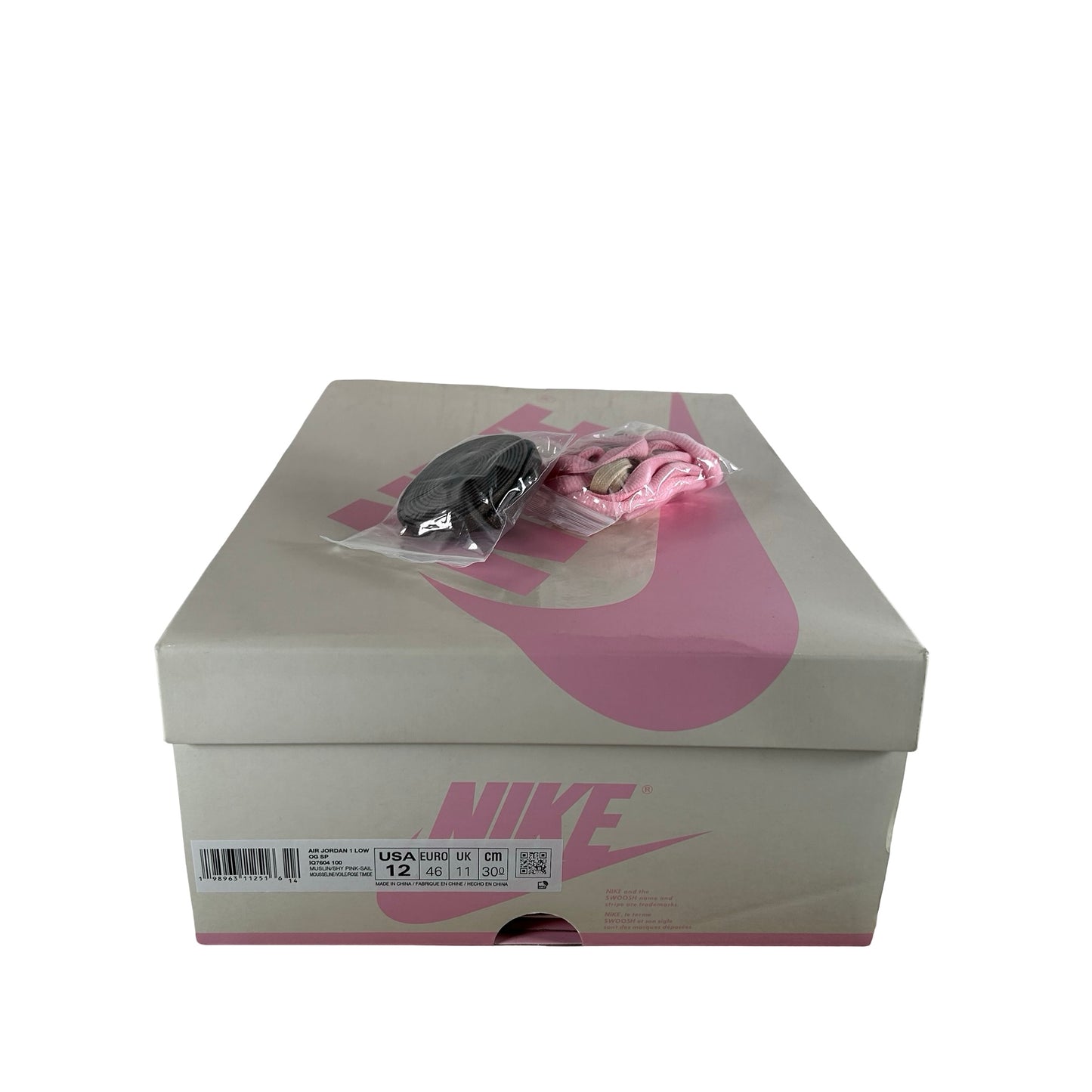 IQ7604 100 Jordan 1 Retro Low OG SP Travis Scott Shy Pink [USED] - 12 M (Used)