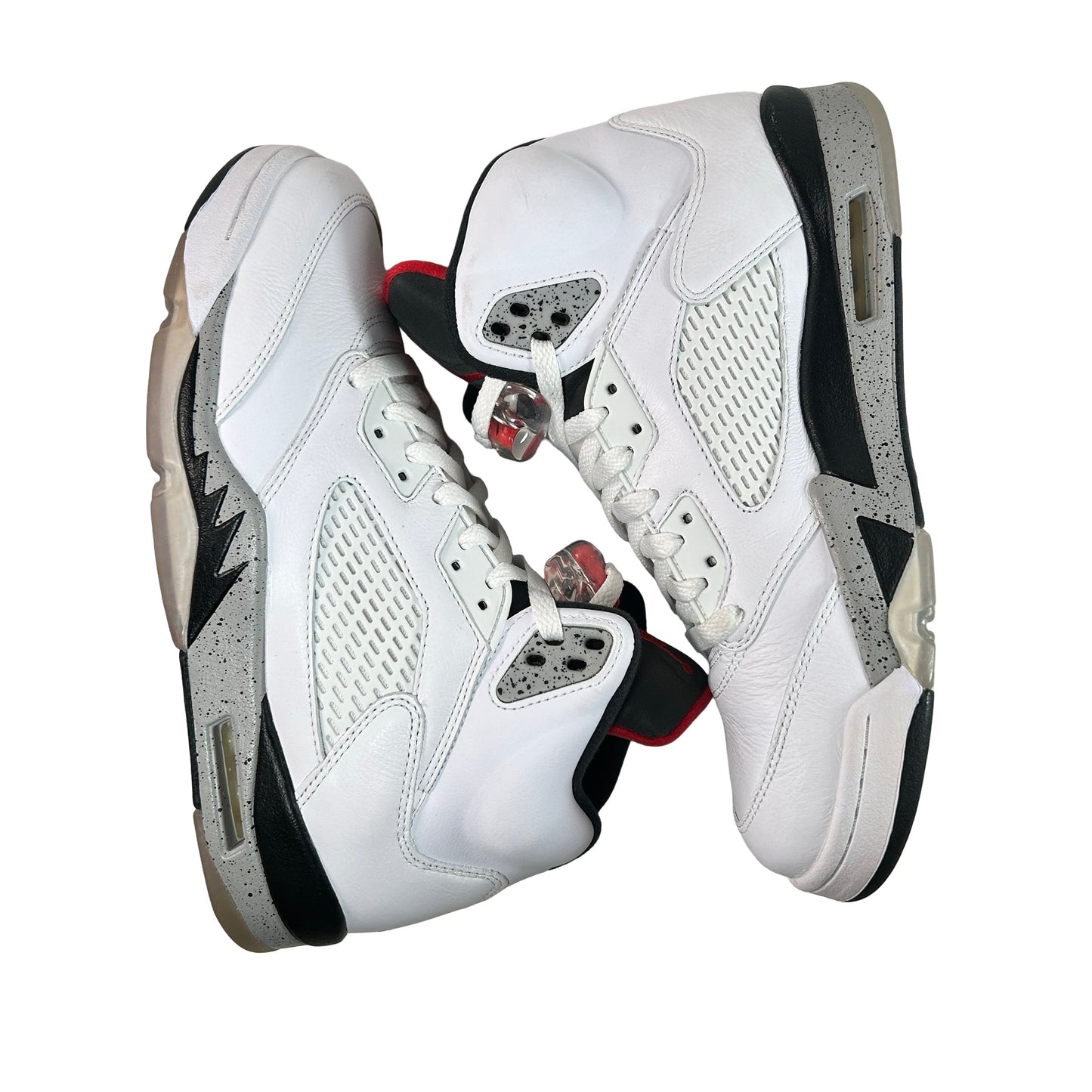 136027 104 Jordan 5 Retro White Cement [USED] - 9 M (Used)