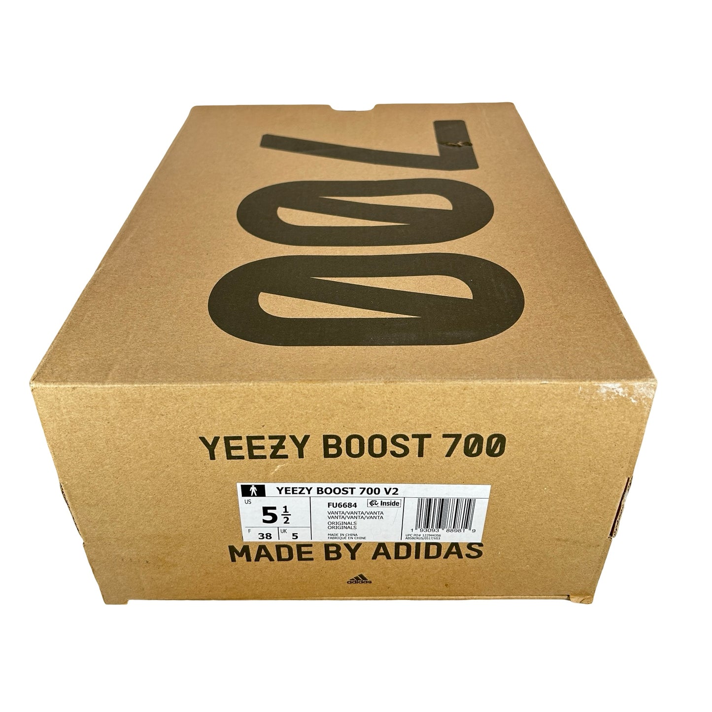 FU6684 Adidas Yeezy Boost 700 V2 Vanta [USED] - 5.5 M (Used)