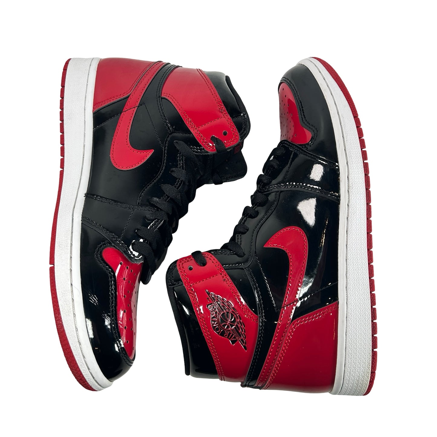 555088 063 Jordan 1 Retro High OG Patent Bred [USED] - 9.5 M (Used3)