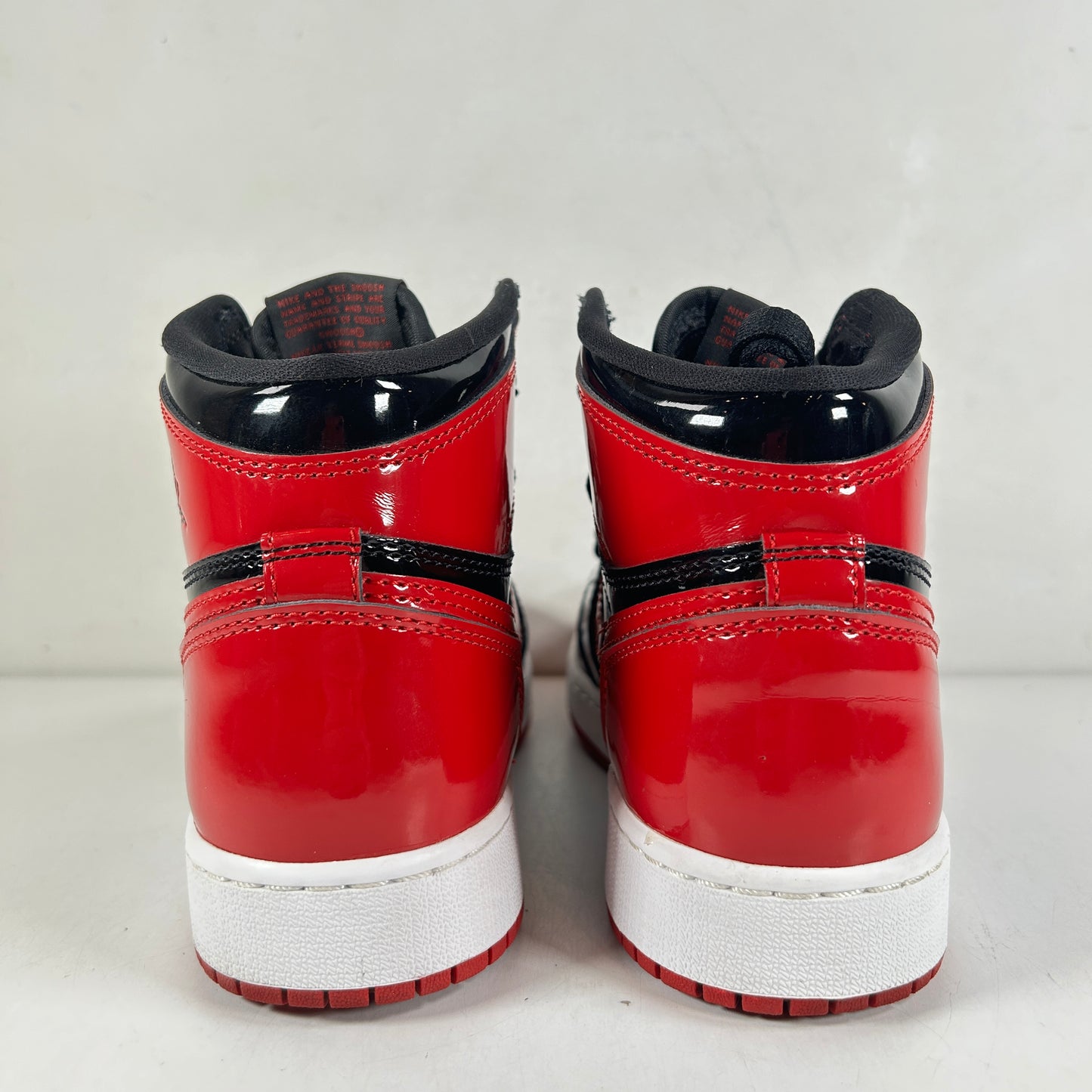 575441 063 Jordan 1 Retro High OG Patent Bred (GS) [USED] - 5 Y (Used)