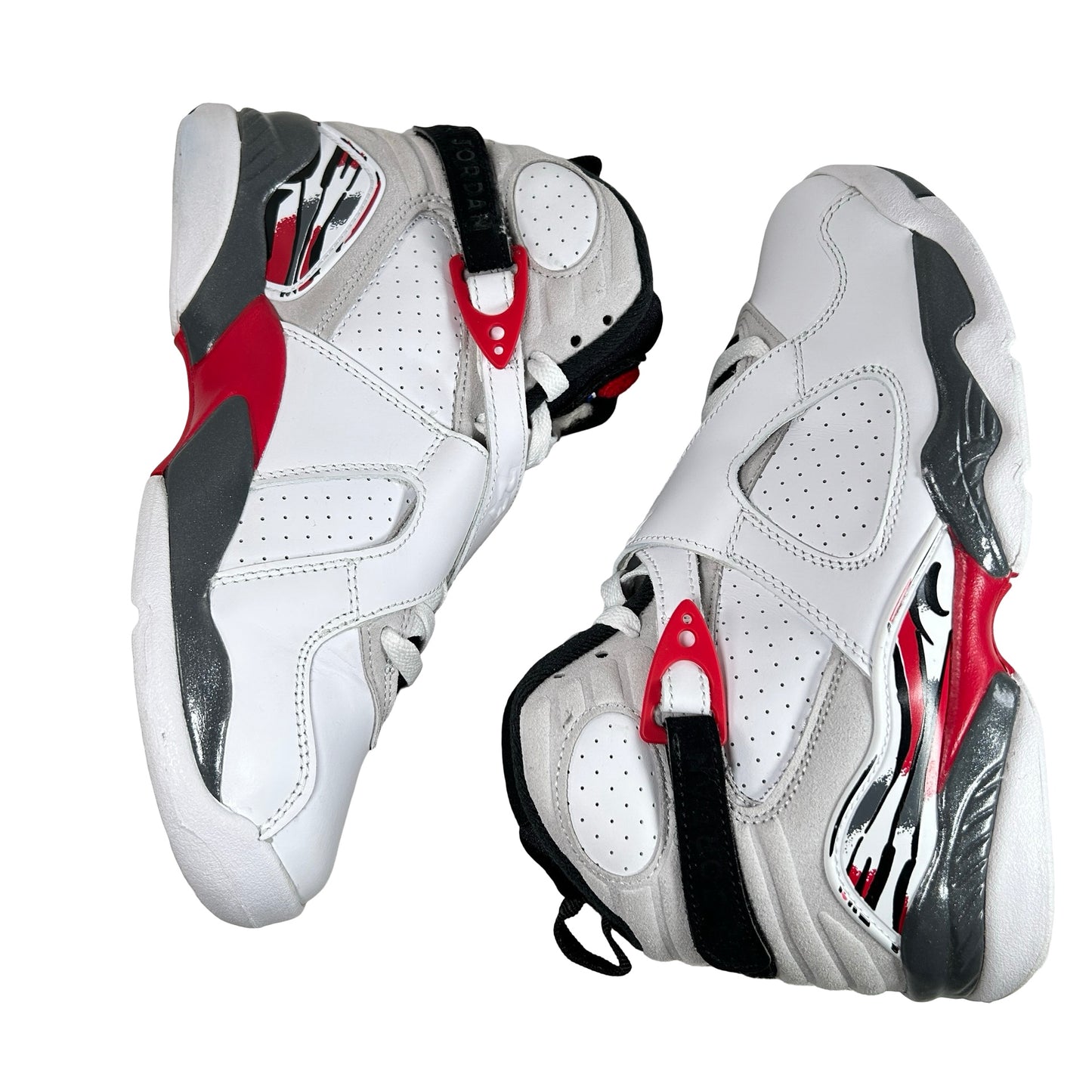 305368 100 Jordan 8 Retro White True Red (2025) (GS) [USED] - 6 Y (Used)