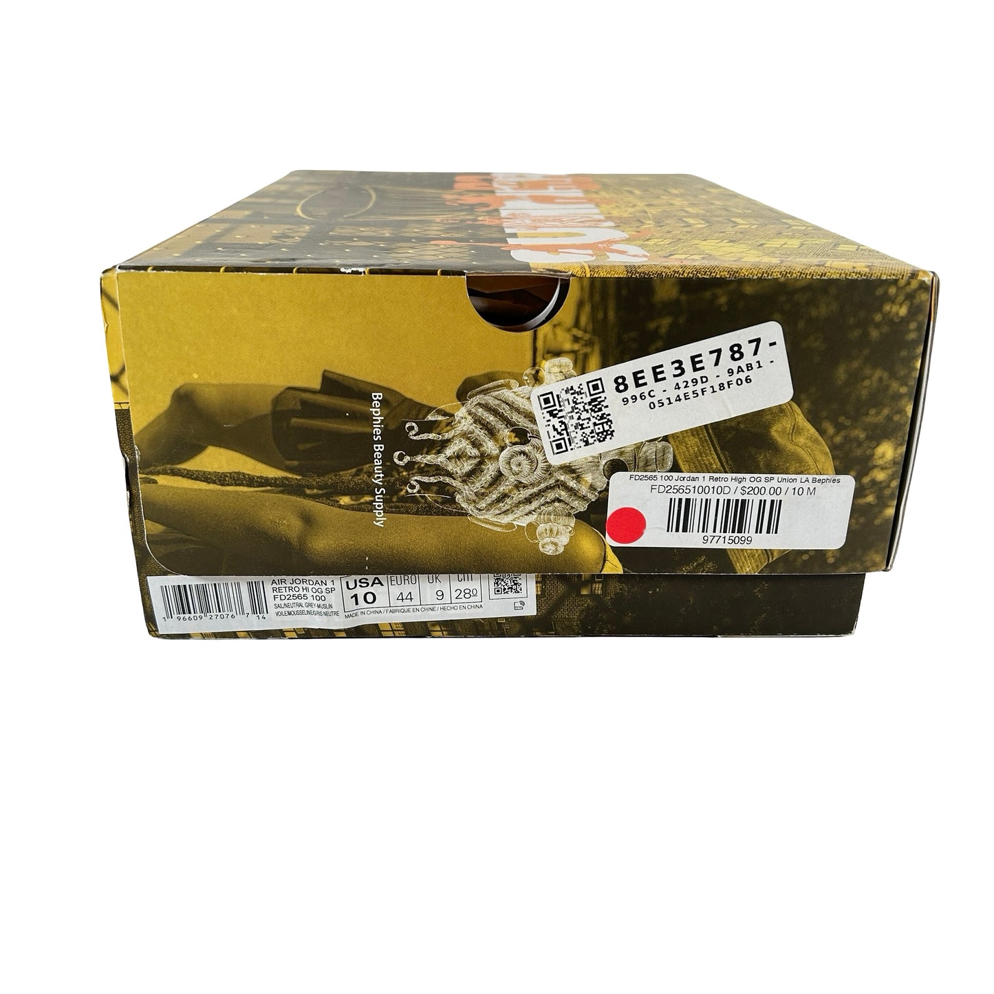 FD2565 100 Jordan 1 Retro High OG SP Union LA Bephies [USED] - 10 M (Used)
