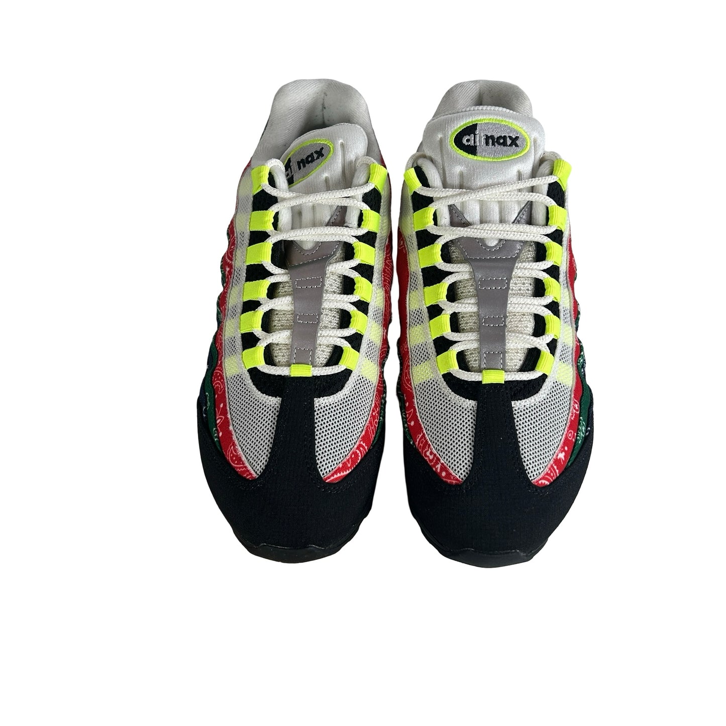 IQ0620 100 Nike Air Max 95 OG Big Bubble Neon Paisley Bandana [USED] - 9 M (Used2)