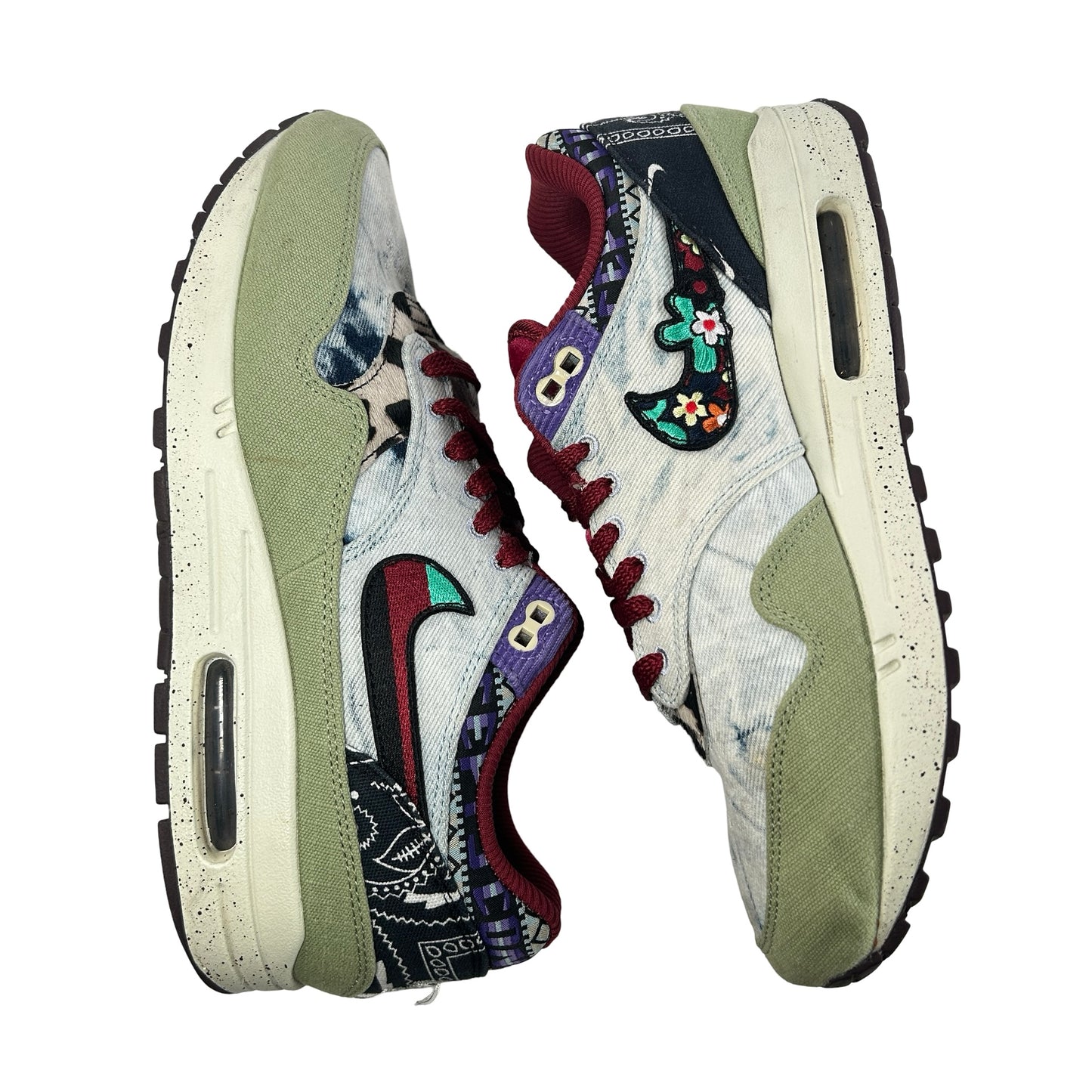 DN1803 300 Nike Air Max 1 Concepts Denim Olive Canvas [USED] - 9.5 M (Used)