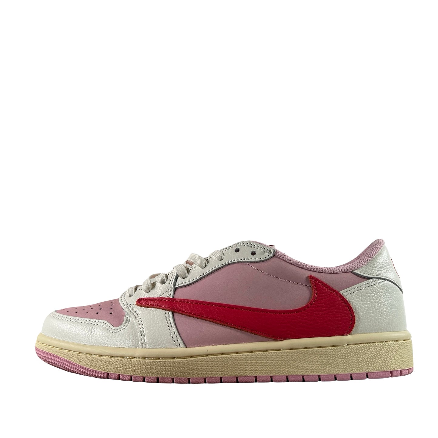 IQ7604 101 Jordan 1 Retro Low OG SP Travis Scott Sail Tropical Pink [USED] - 9.5 M (Used)