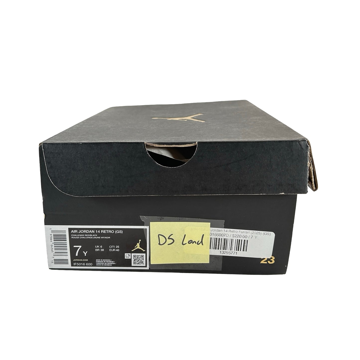 IF5016 600 Jordan 14 Retro Ferrari (2025) (GS) [CONDITIONAL] - 7 Y (Glue Stain Inside Of Right Foot)