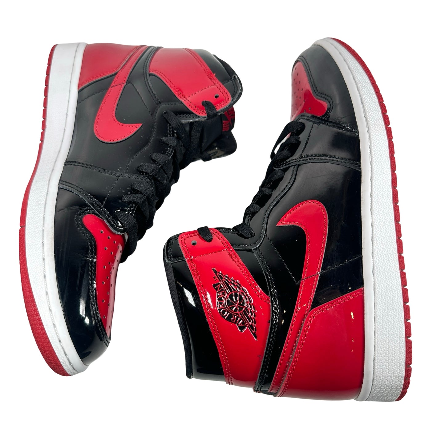555088 063 Jordan 1 Retro High OG Patent Bred [USED] - 10 M (Used4)