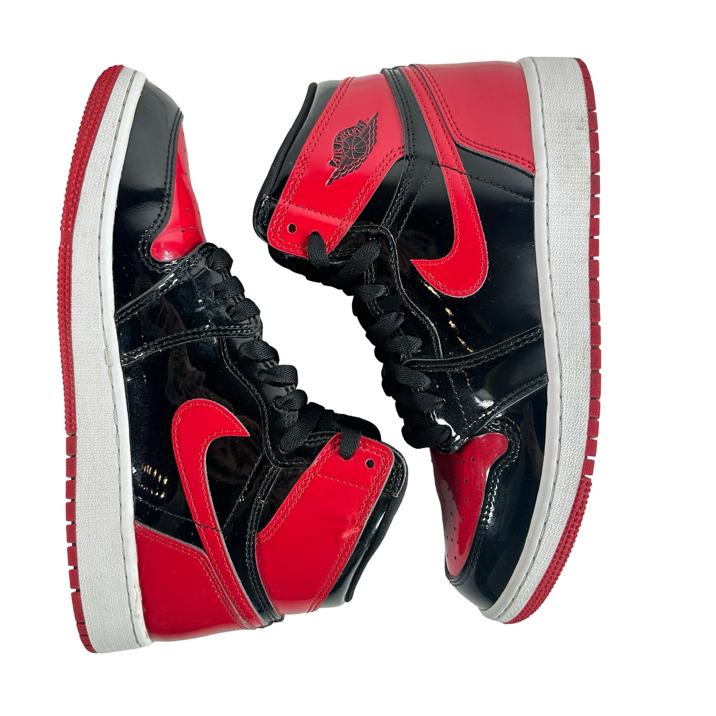 575441 063 Jordan 1 Retro High OG Patent Bred (GS) [USED] - 6 Y (Used) (Replace Box)