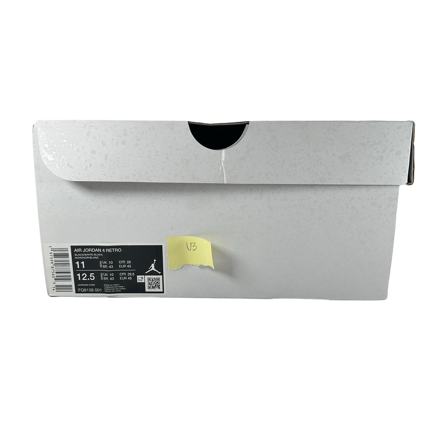 FQ8138 001 Jordan 4 Retro White Thunder [USED] - 11 M (Used3)
