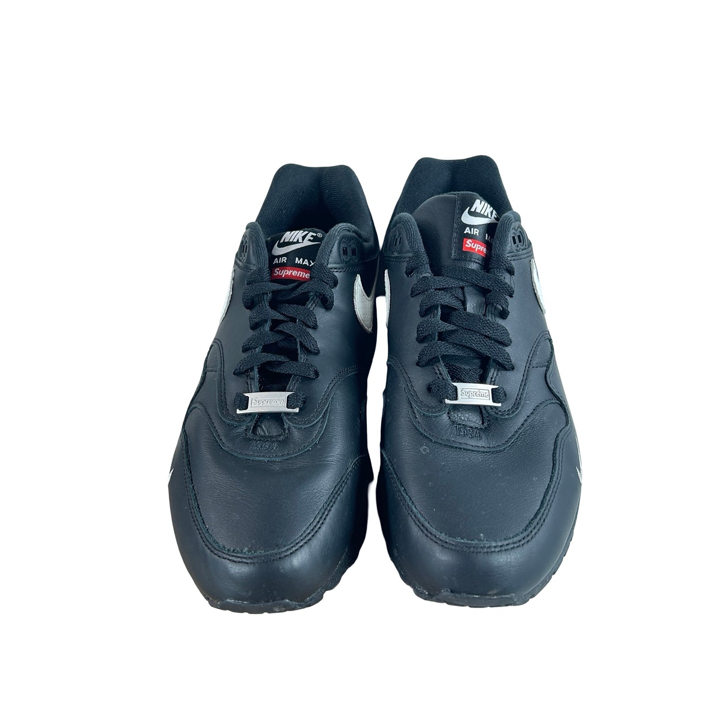 HF8813 001 Nike Air Max 1 '87 SP Supreme Black White [USED] - 9 M (Used)