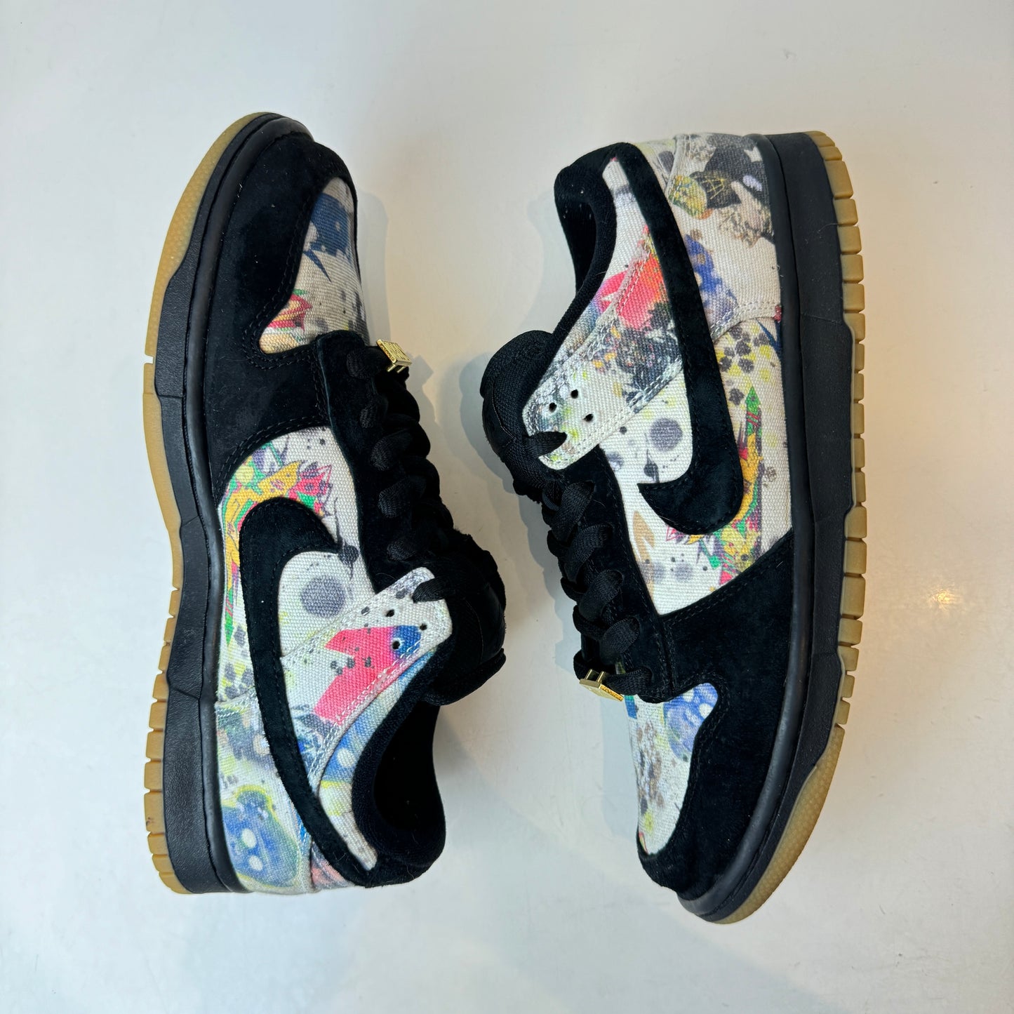 FD8778 001 Nike SB Dunk Low Supreme Rammellzee [USED] - 9.5 M (Used)