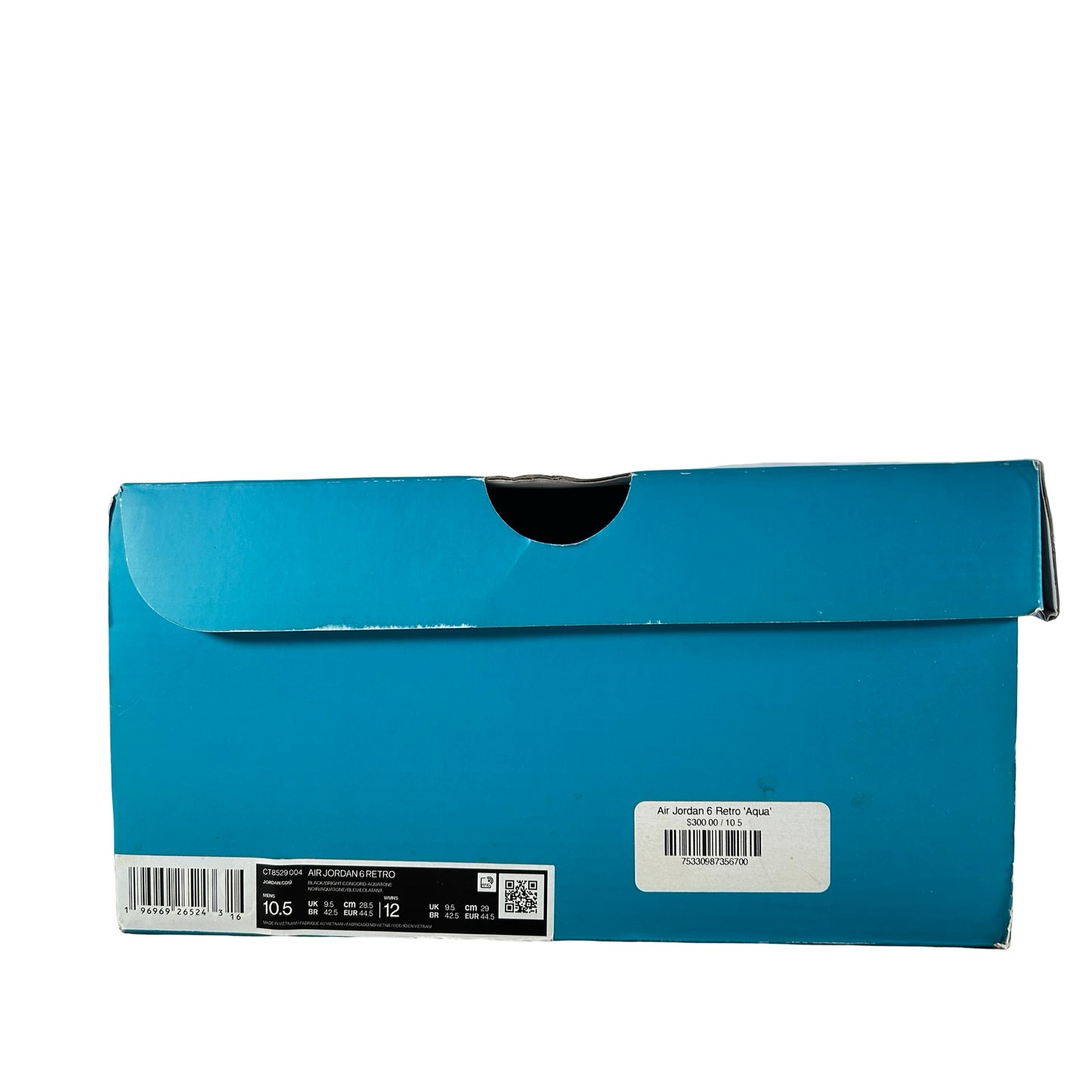 CT8529 004 Jordan 6 Retro Aqua [USED] - 10.5 M (Used)