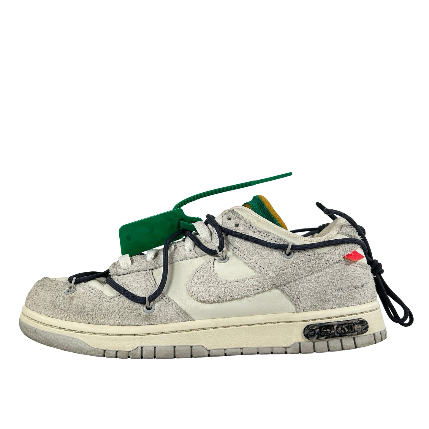 DJ0950 115 Nike Dunk Low Off-White Lot 20 [USED] - 9 M (Used)