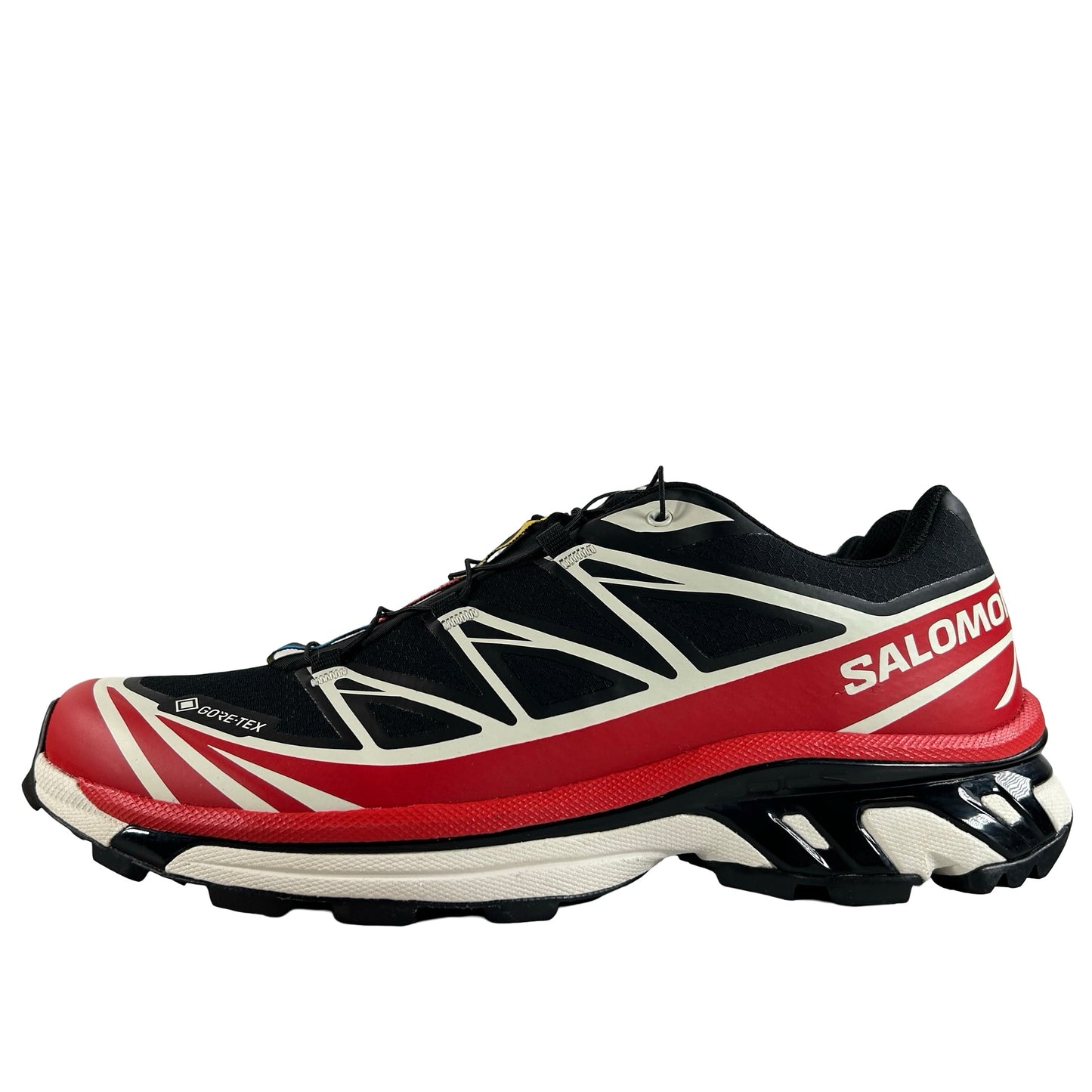 L47974900 Salomon XT-6 Gore-Tex Black Flame Scarlet [USED] - 10.5 M (Used)