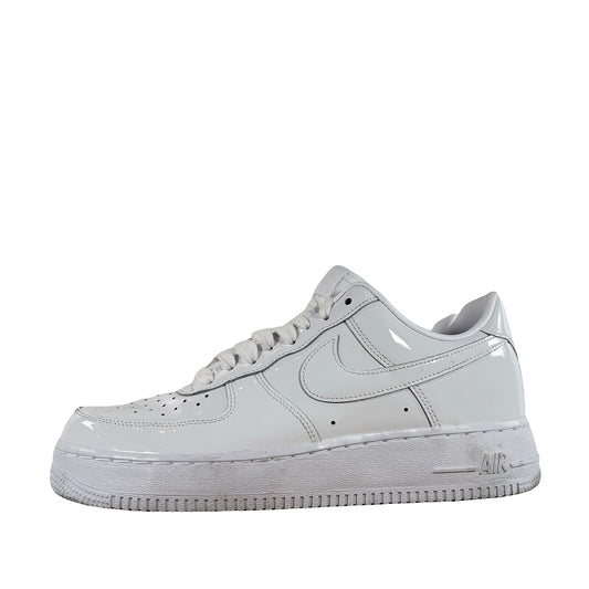 IV2857 100 Nike Air Force 1 Low '07 Premium White Patent [USED] - 9 M (Used) (No Box)
