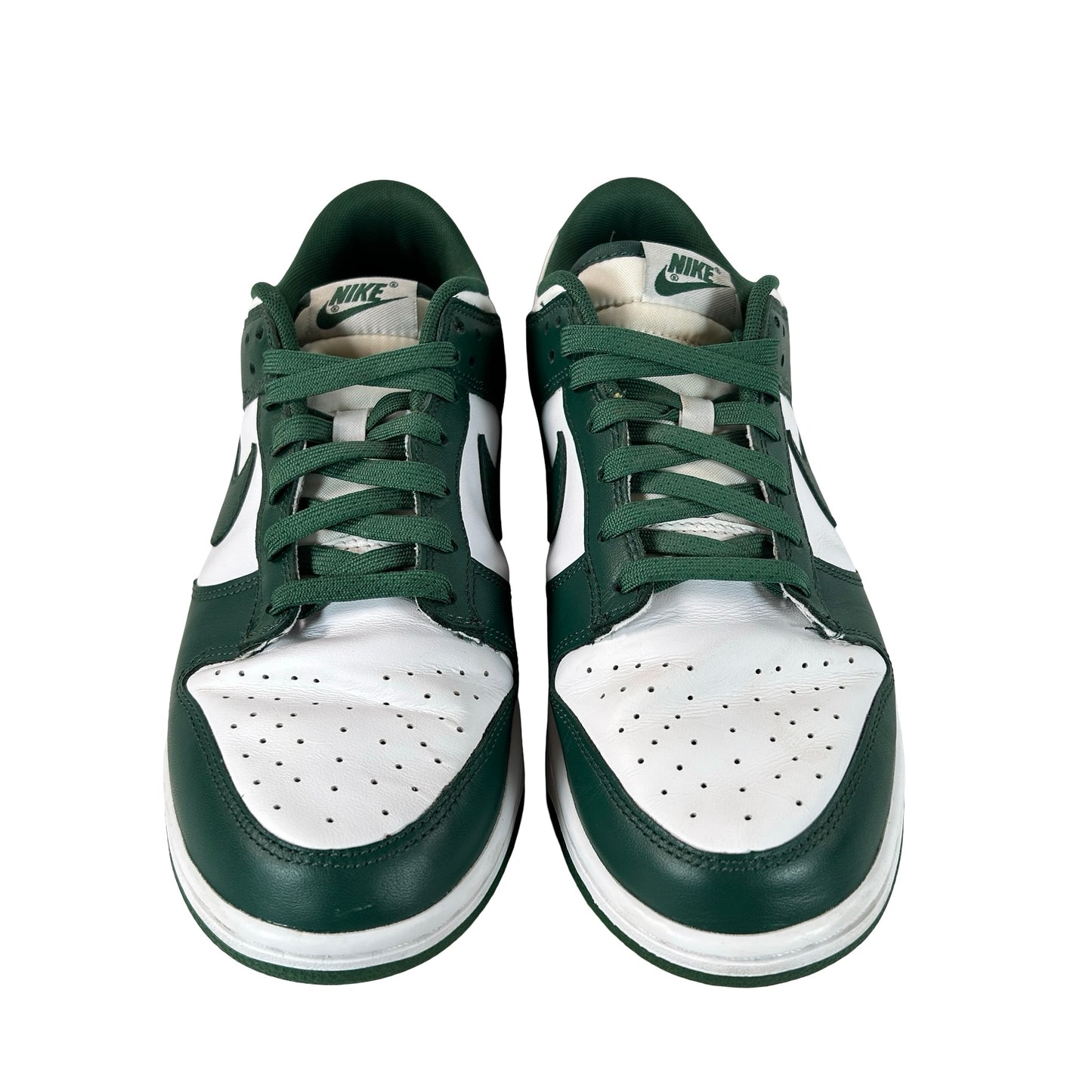 DD1391 101 Nike Dunk Low Michigan State [USED] - 9.5 M (Used)