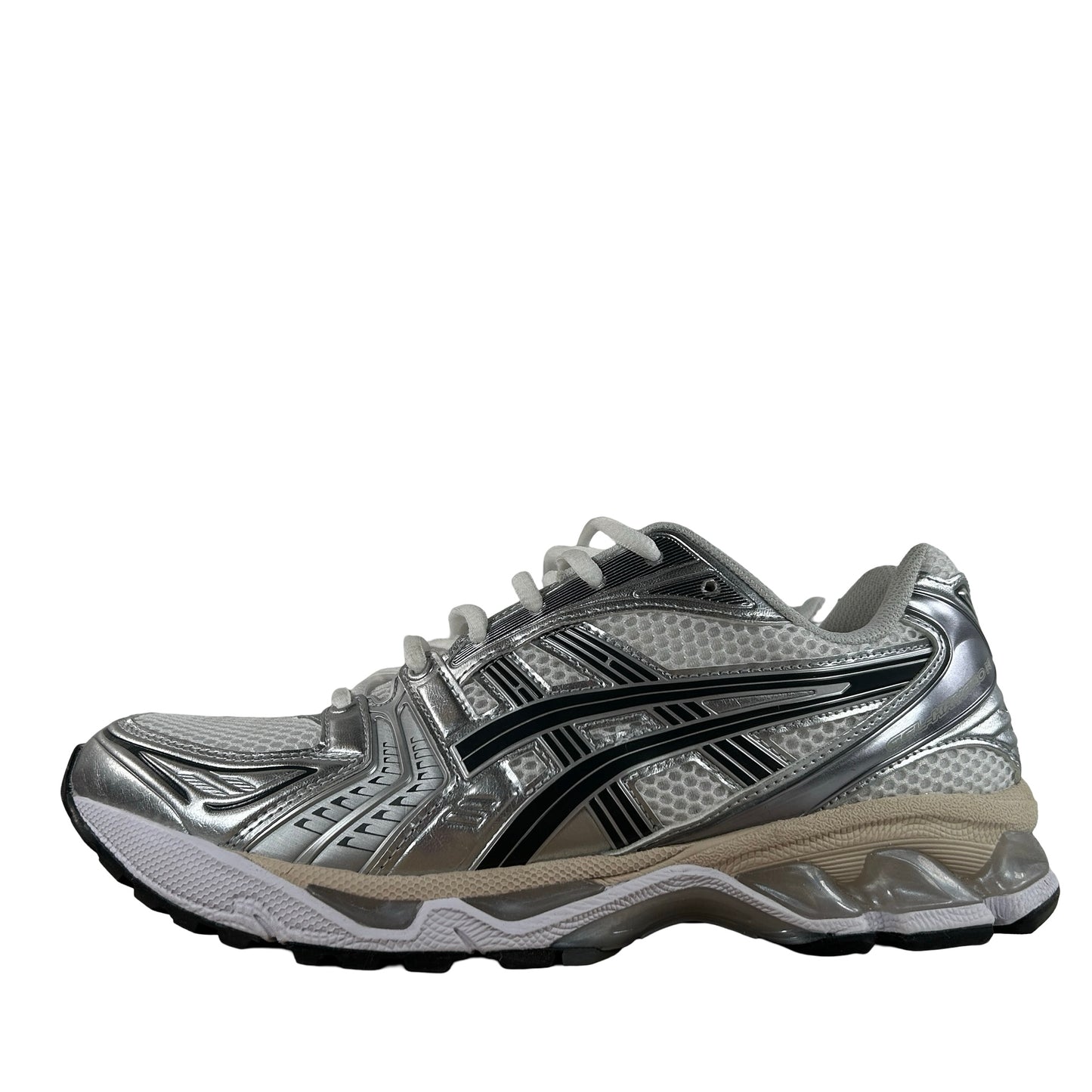 1203A537 110 ASICS Gel-Kayano 14 White Graphite Grey [USED] - 9 M (Used)