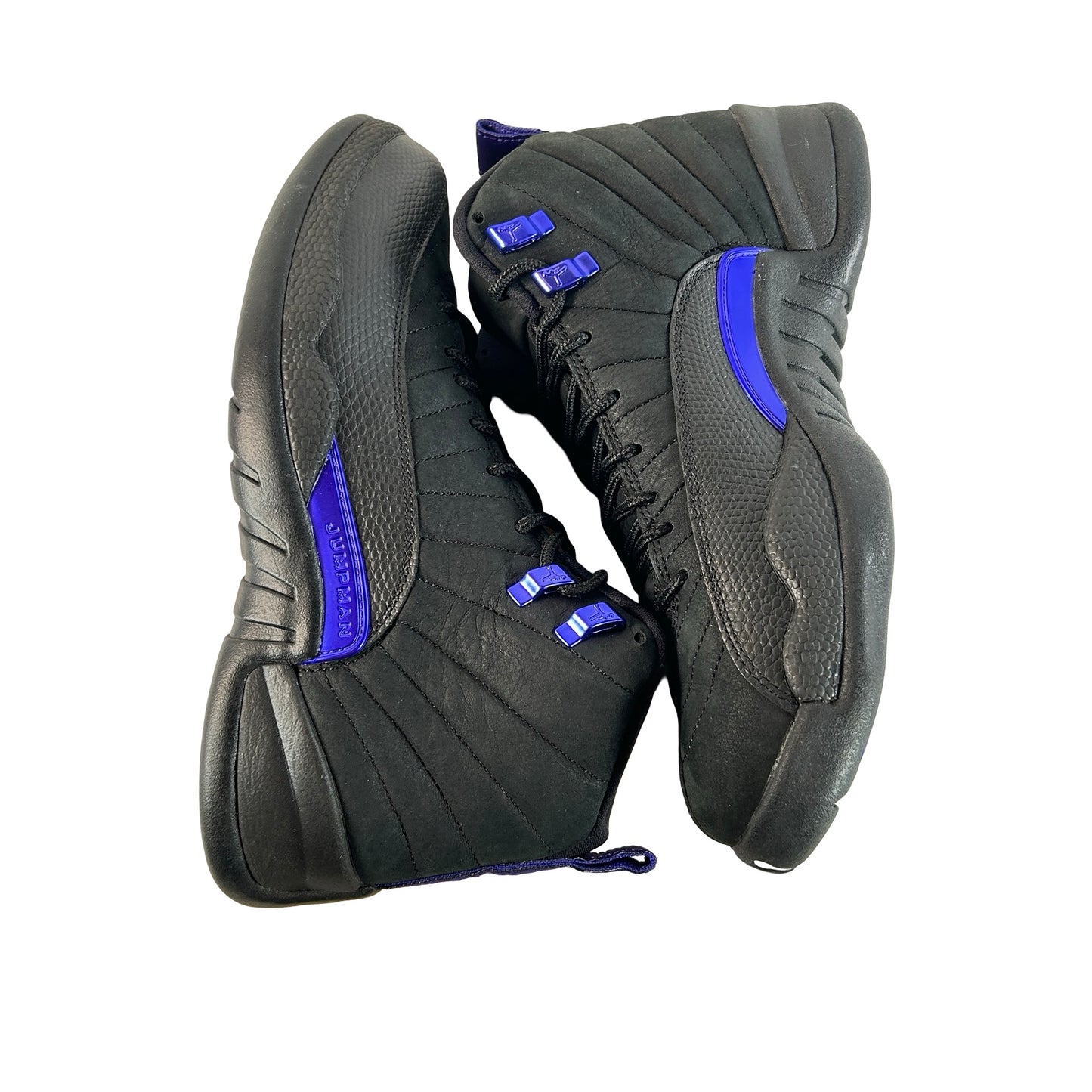 CT8013 005 Jordan 12 Retro Black Dark Concord [USED] - 8 M (Used)