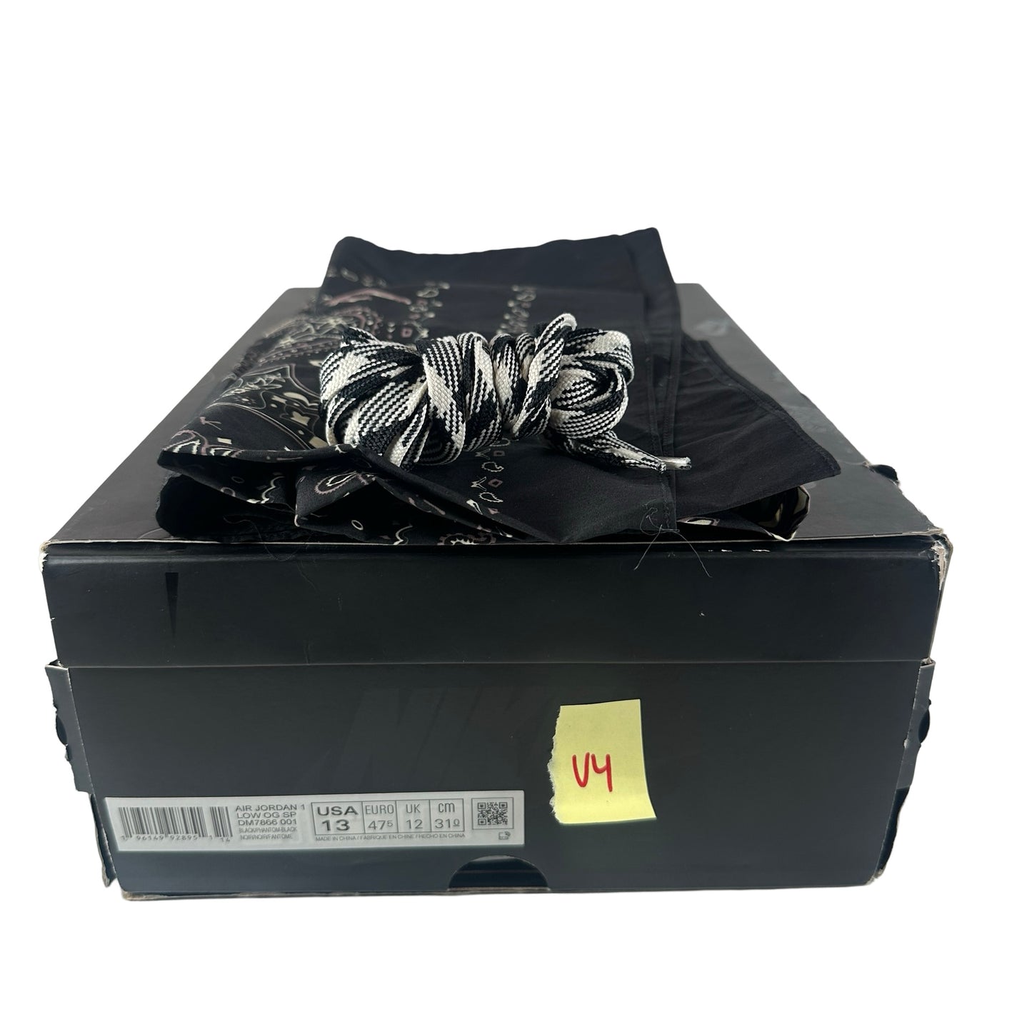 DM7866 001 Jordan 1 Retro Low OG Travis Scott Black Phantom [USED] - 13 M (Used4)