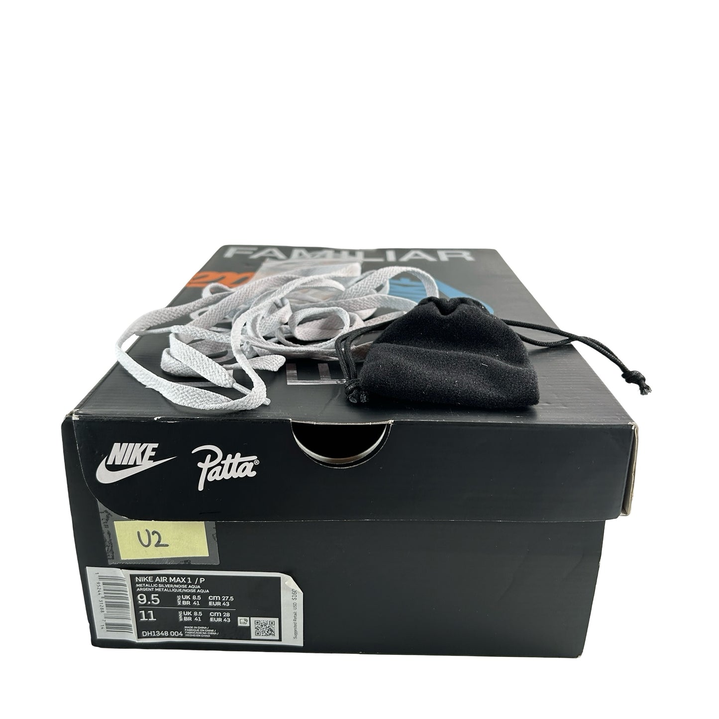 DH1348 004 Nike Air Max 1 Patta Waves Noise Aqua [USED] - 9.5 M (Used2)