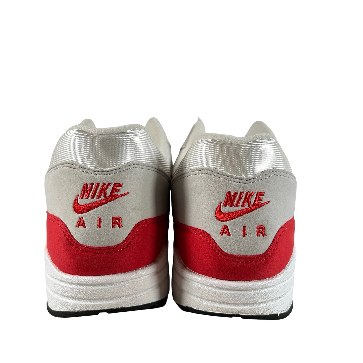 908375 103 Nike Air Max 1 Anniversary Red (2017/2018 Restock Pair) [USED] - 11.5 M (Used) (No Box)