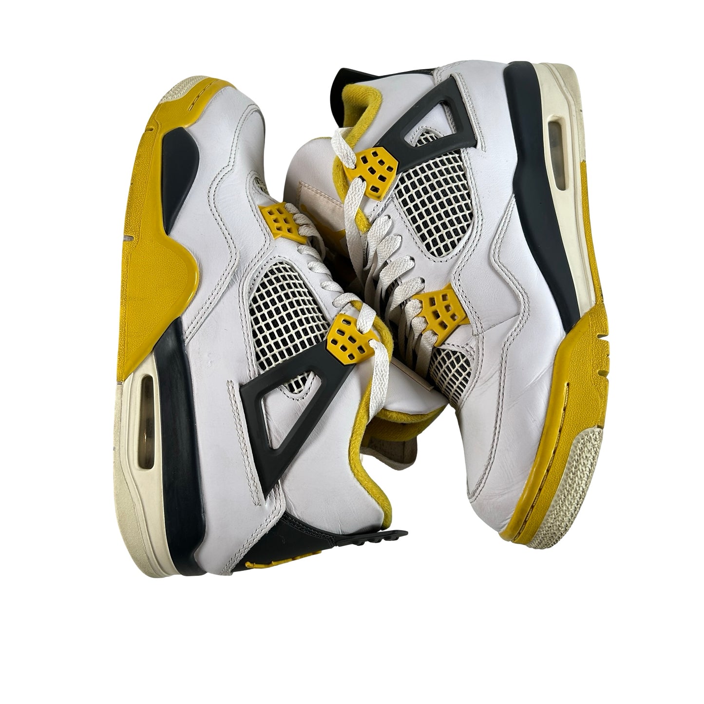AQ9129 101 Jordan 4 Retro Vivid Sulfur (Women's) [USED] - 10.5 W (Used2)