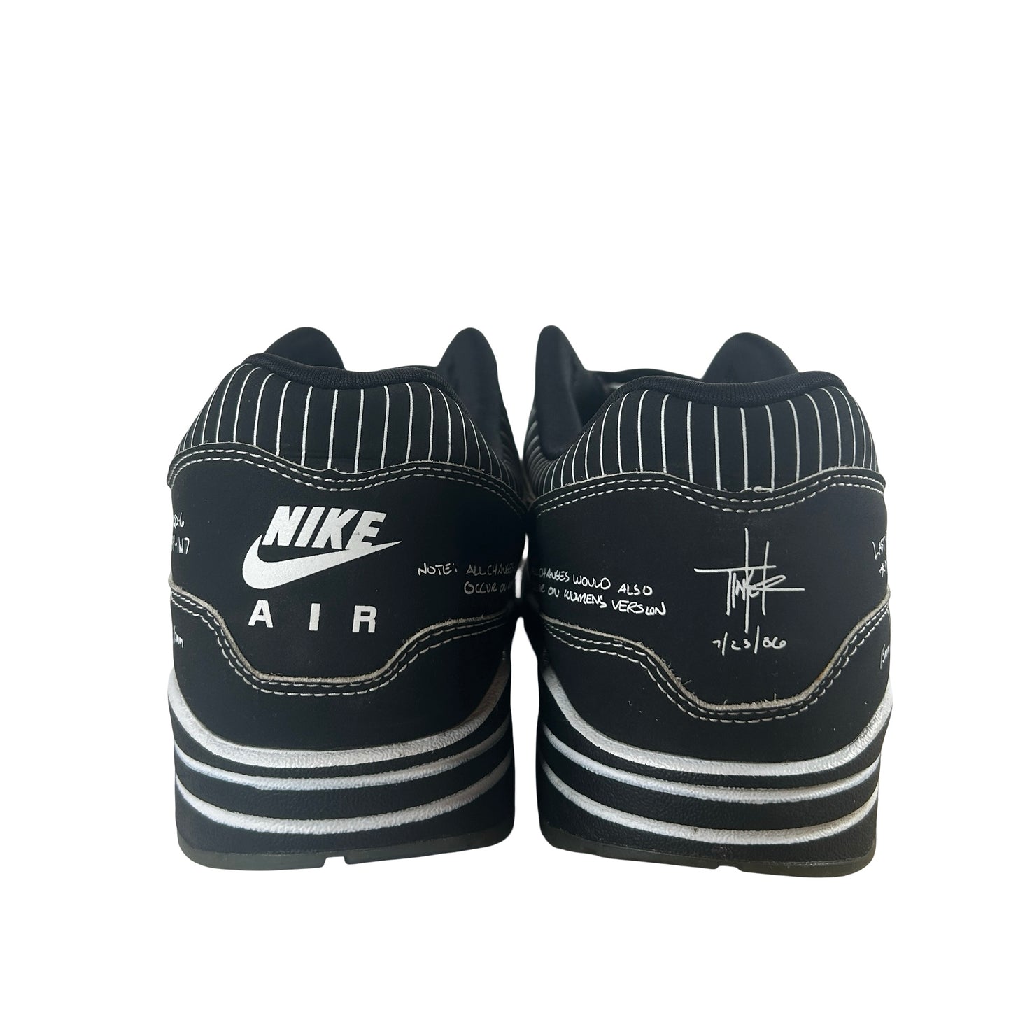 CJ4286 001 Nike Air Max 1 Tinker Sketch to Shelf Black [USED] - 10.5 M (Used) (No Box)