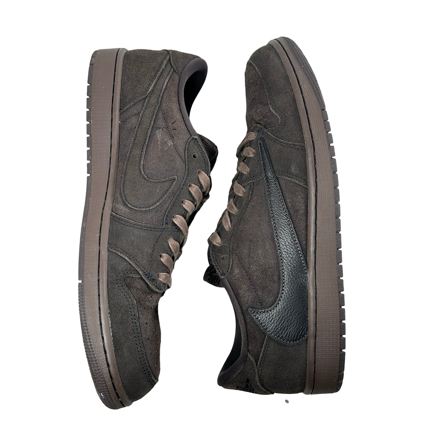 DM7866 202 Jordan 1 Retro Low OG SP Travis Scott Velvet Brown [USED] - 14 (Used)