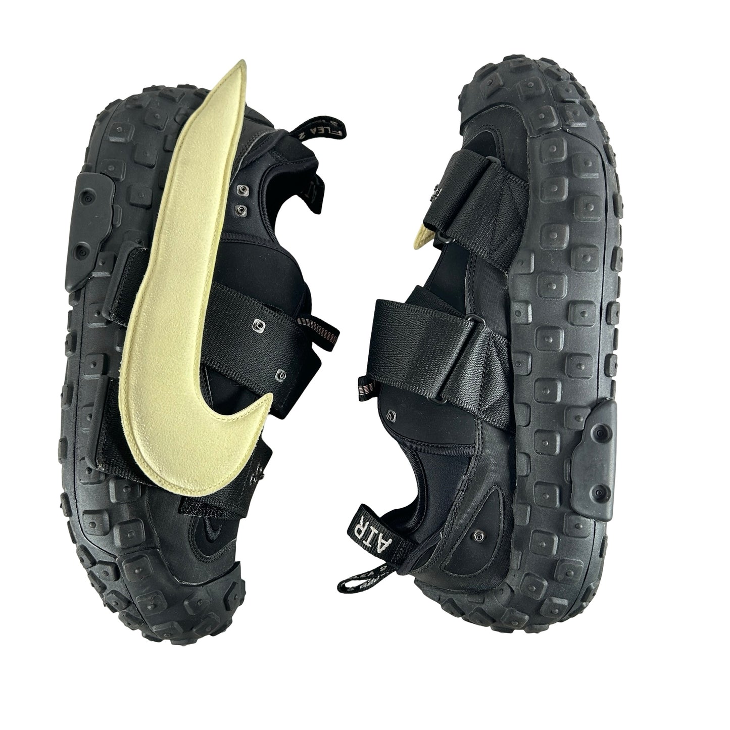 DV7164 001 Nike CPFM Air Flea 2 Cactus Plant Flea Market Black Alabaster [USED] - 11 M (Used)