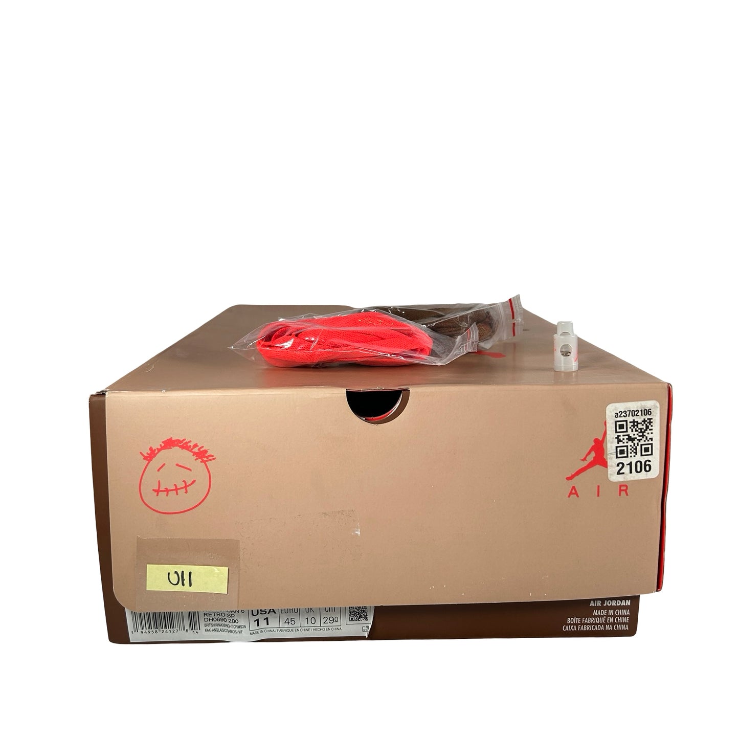 DH0690 200 Jordan 6 Retro Travis Scott British Khaki [USED] - 11 M (Used11)