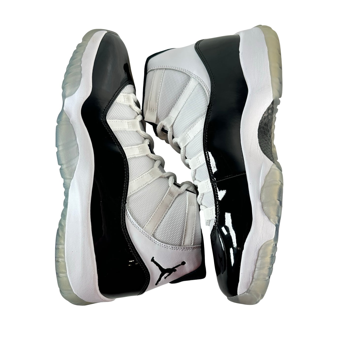378037 100 Jordan 11 Concord - 10.5 M (Yellowing) (Damaged Box)