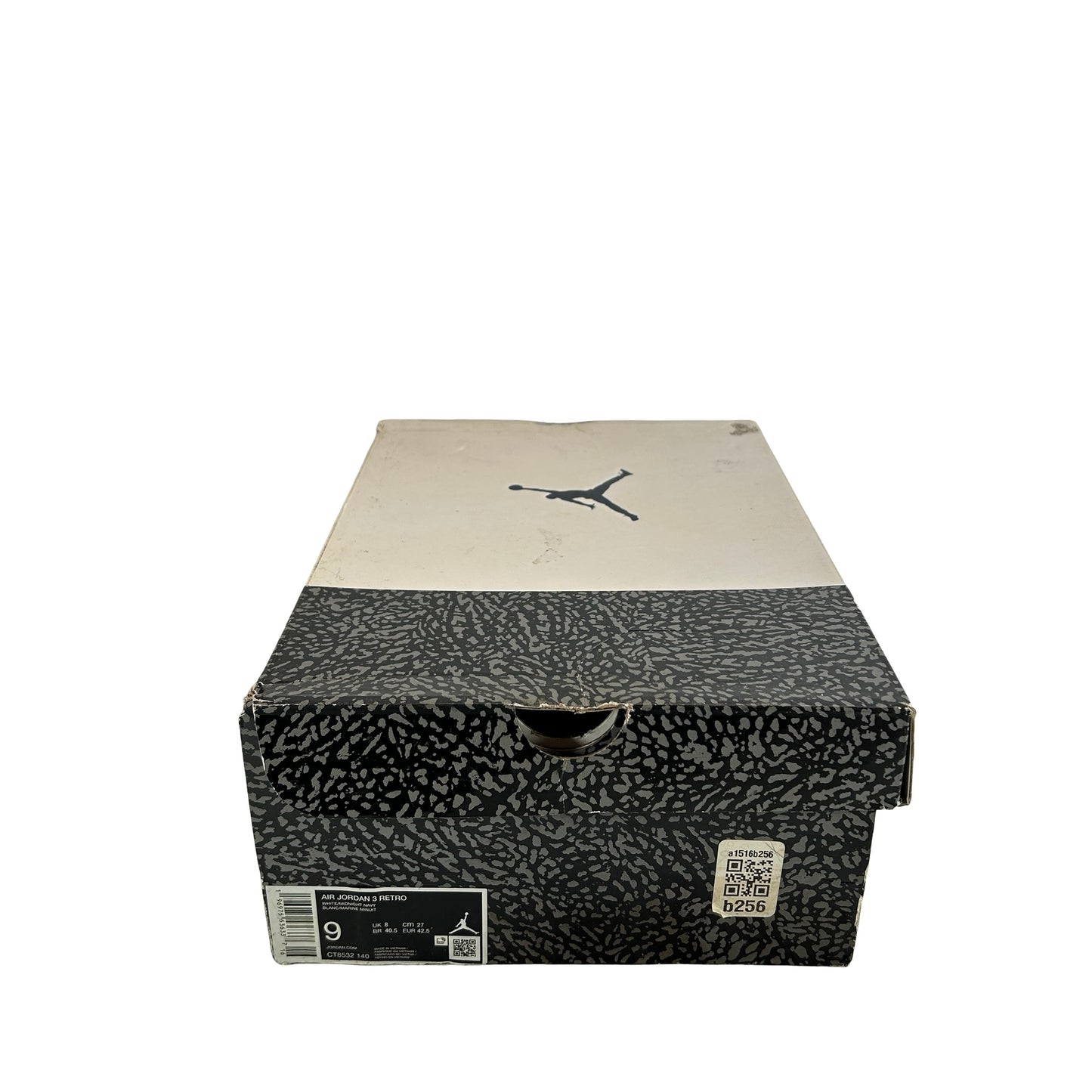 CT8532 140 Jordan 3 Retro Midnight Navy [USED] - 9 M (Used)