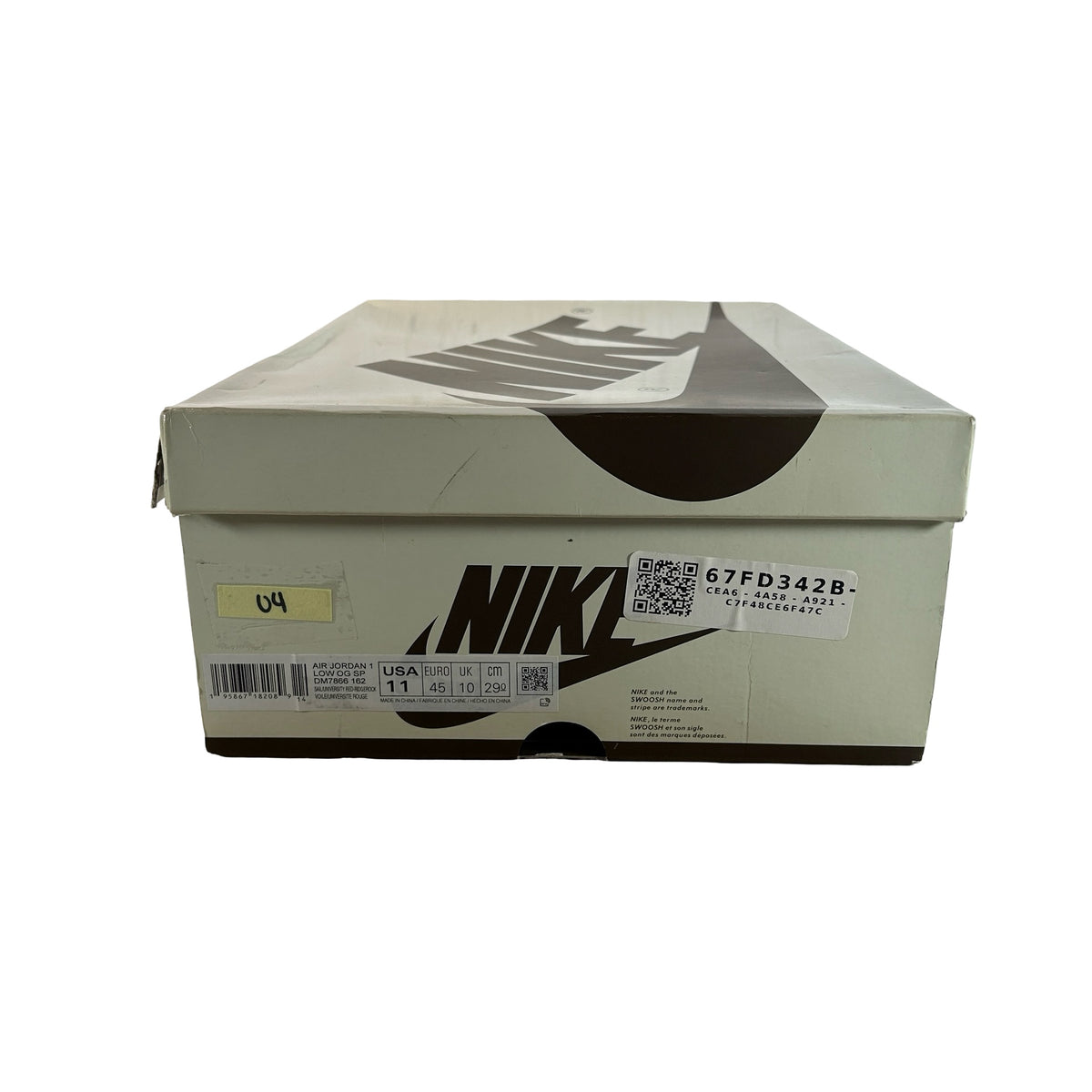 DM7866 162 Jordan 1 Retro Low OG SP Travis Scott Reverse Mocha [USED] - 11 M (Used4)