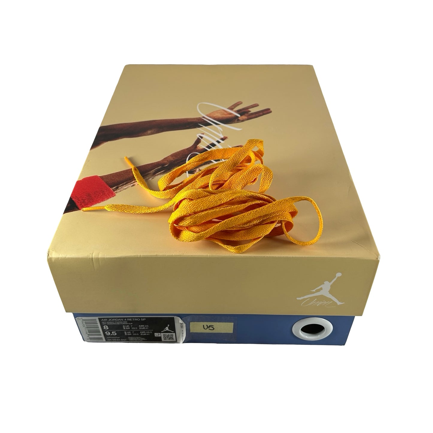 DC9533 001 Jordan 4 Retro Union Off Noir [USED] - 8 M (Used5)