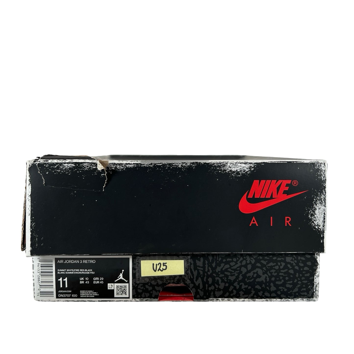 DN3707 100 Jordan 3 Retro White Cement Reimagined [USED] - 11 M (Used25)
