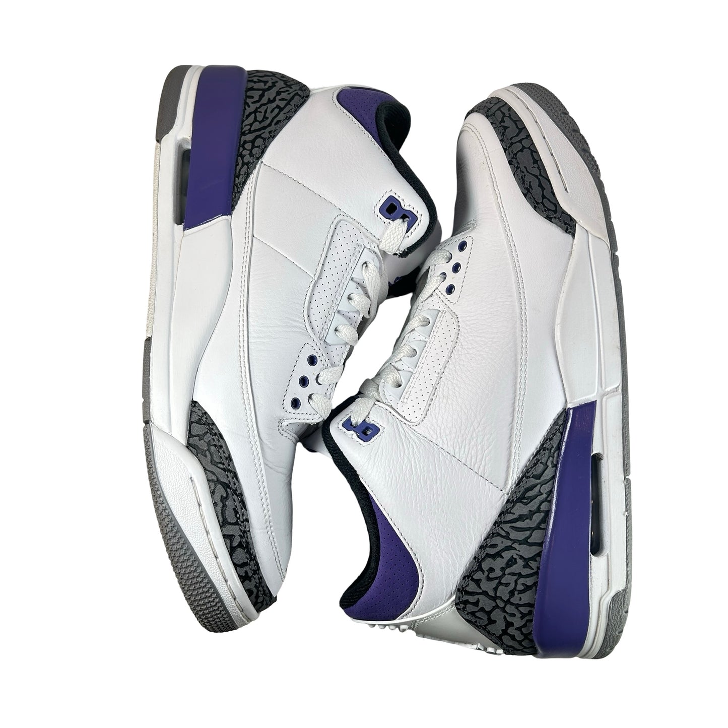 CT8532 105 Jordan 3 Retro Dark Iris [USED] - 10.5 M (Used)