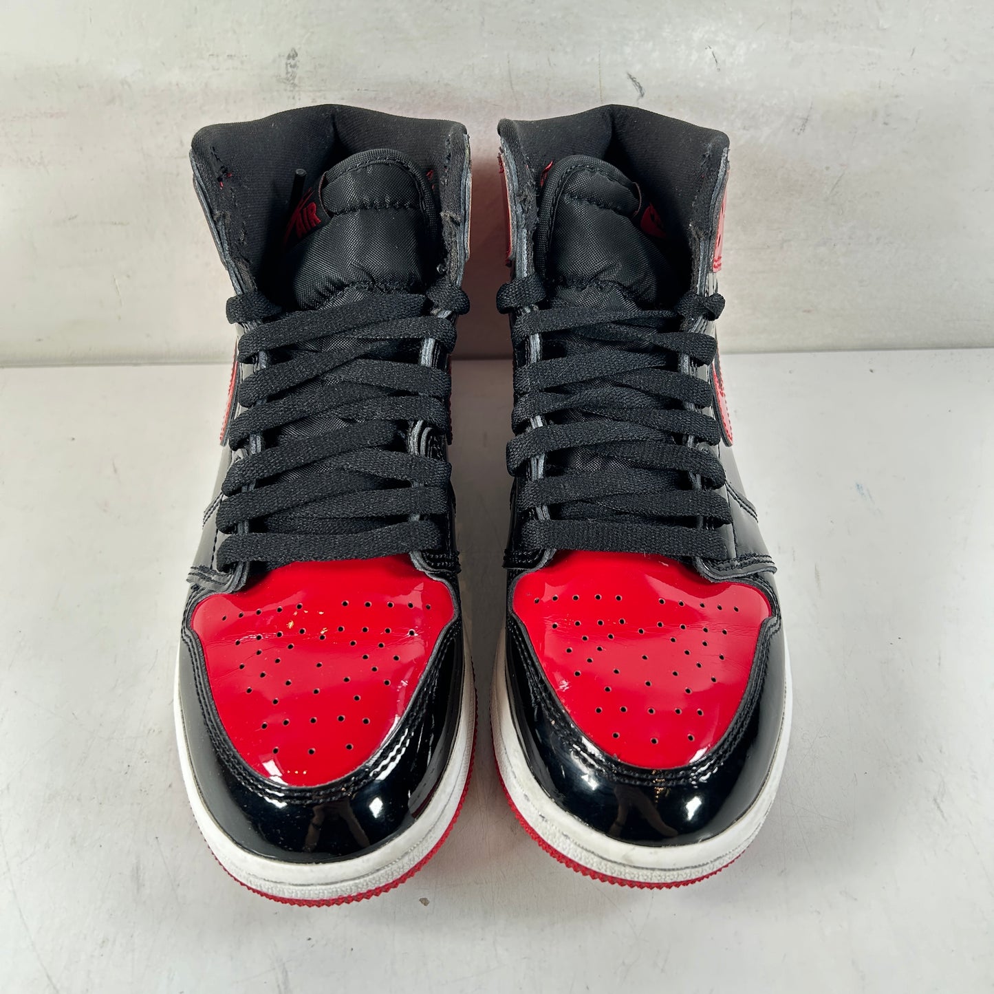 575441 063 Jordan 1 Retro High OG Patent Bred (GS) [USED] - 5 Y (Used2)