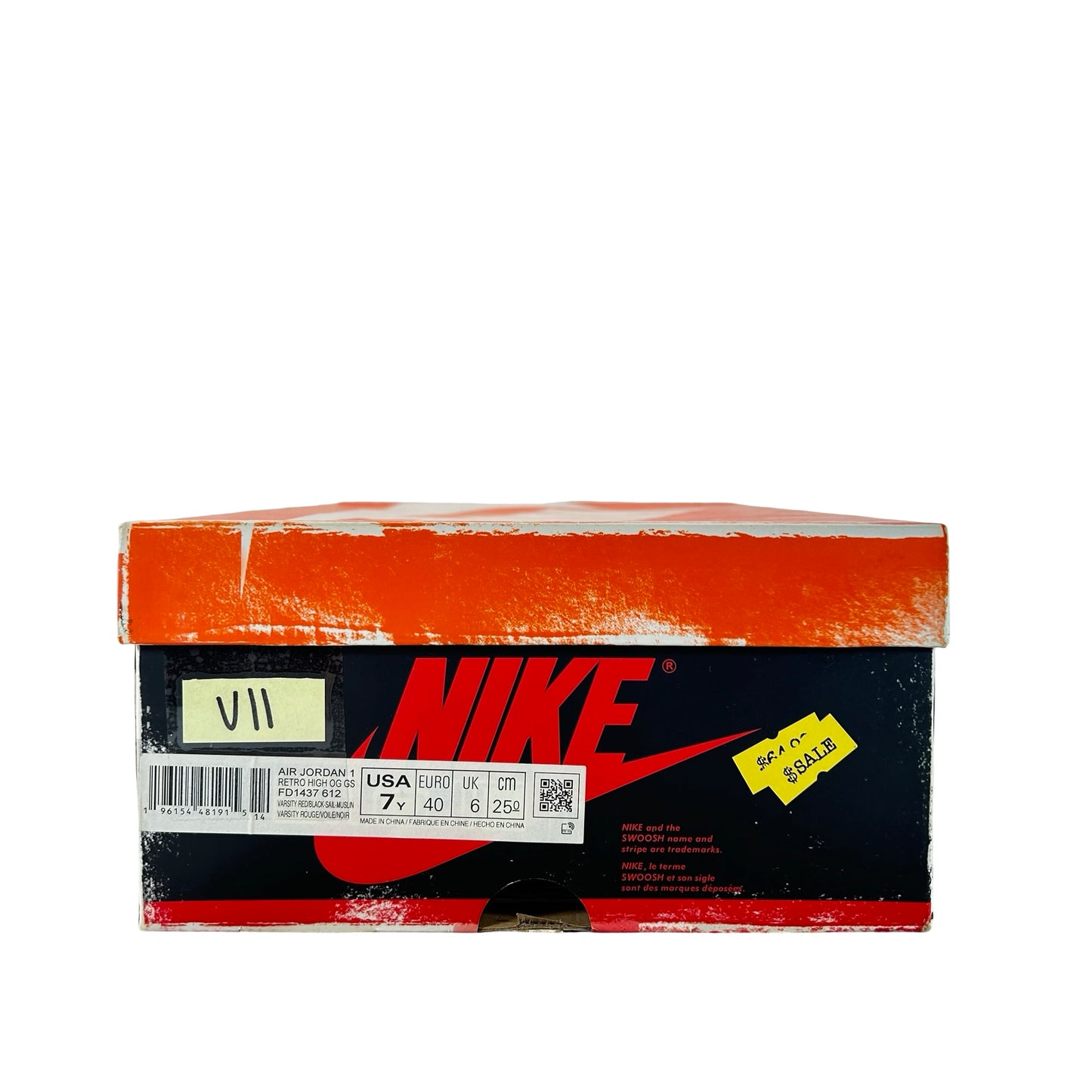 FD1437 612 Jordan 1 Retro High OG Chicago Lost and Found (GS) [USED] - 7 Y (Used11)