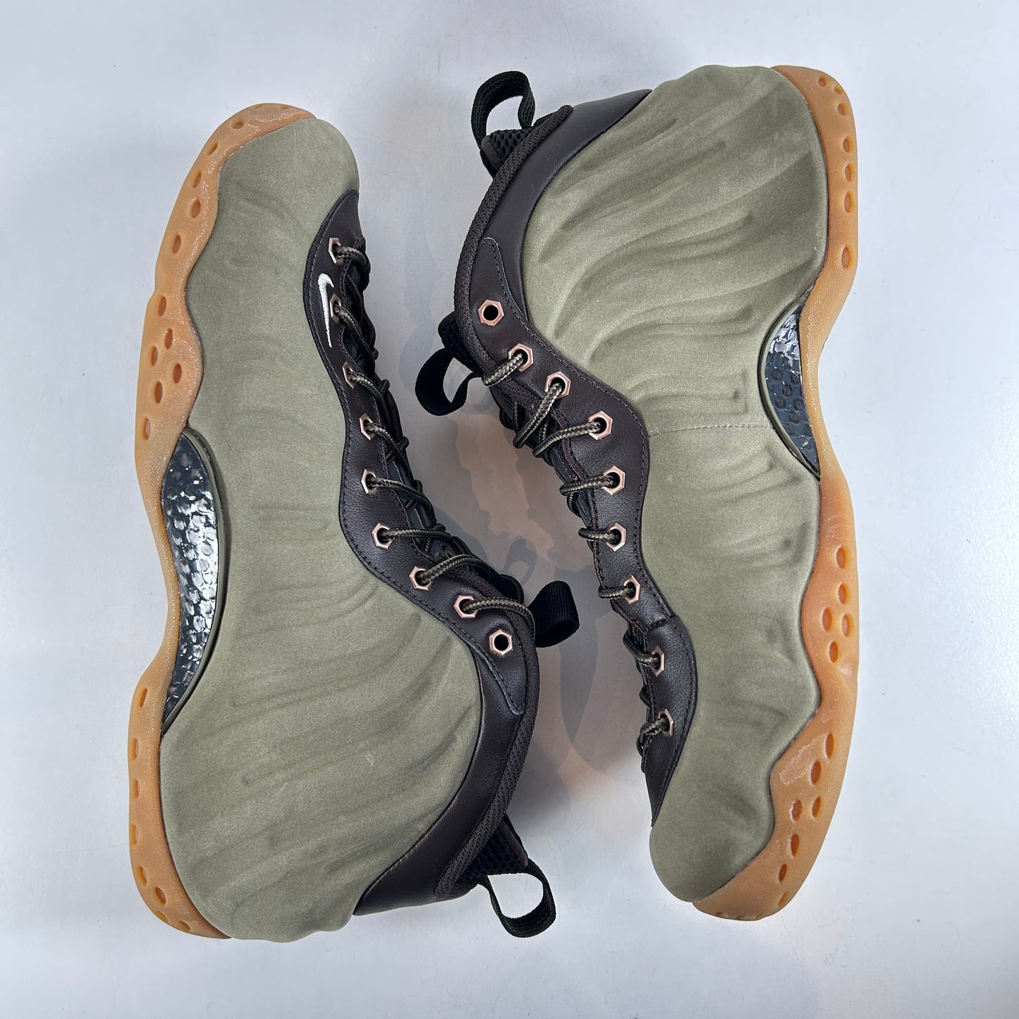 575420 200 Nike Air Foamposite One Olive [USED] - 11 M (VNDS) (Replace Box)